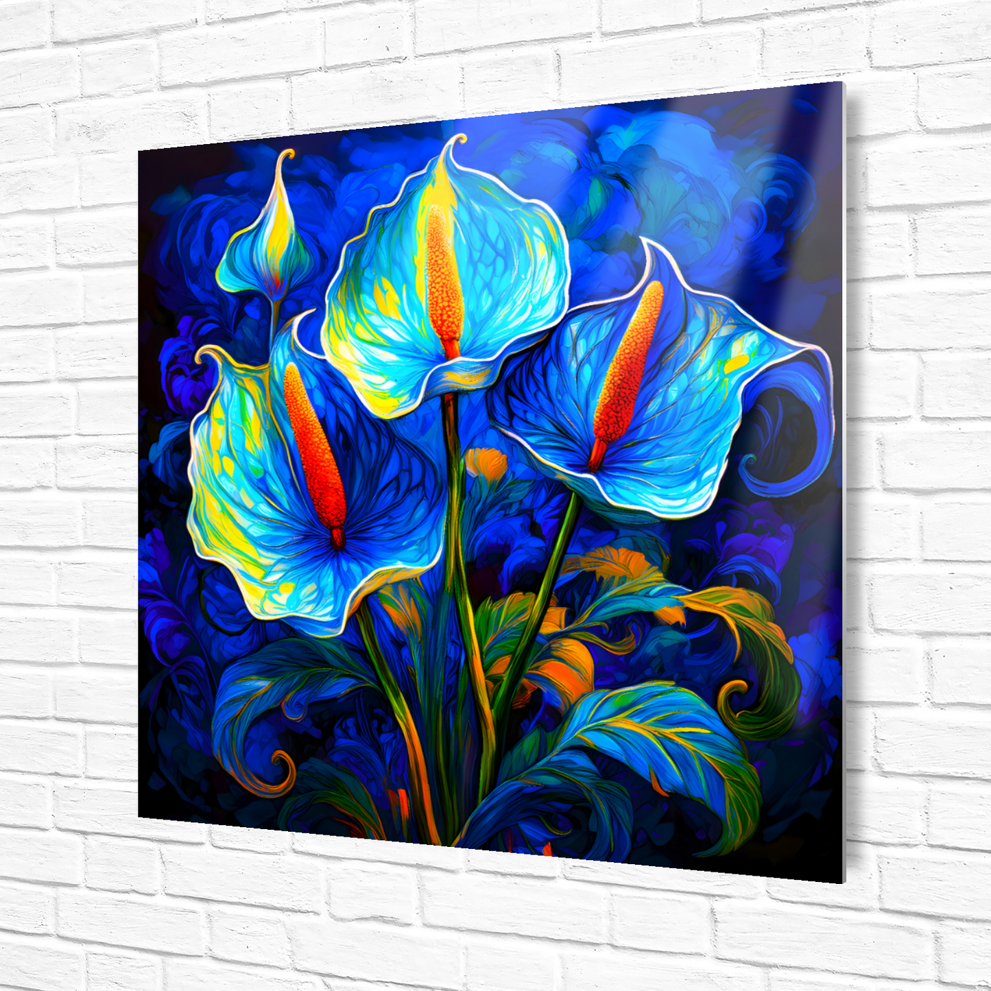 Anthurium AN3, The Luxury Of Fusion-Art Prints, Printed on Gloss Aluminium To Enhance Colour And Details, Unique Images, A Gift To Last A Lifetime...