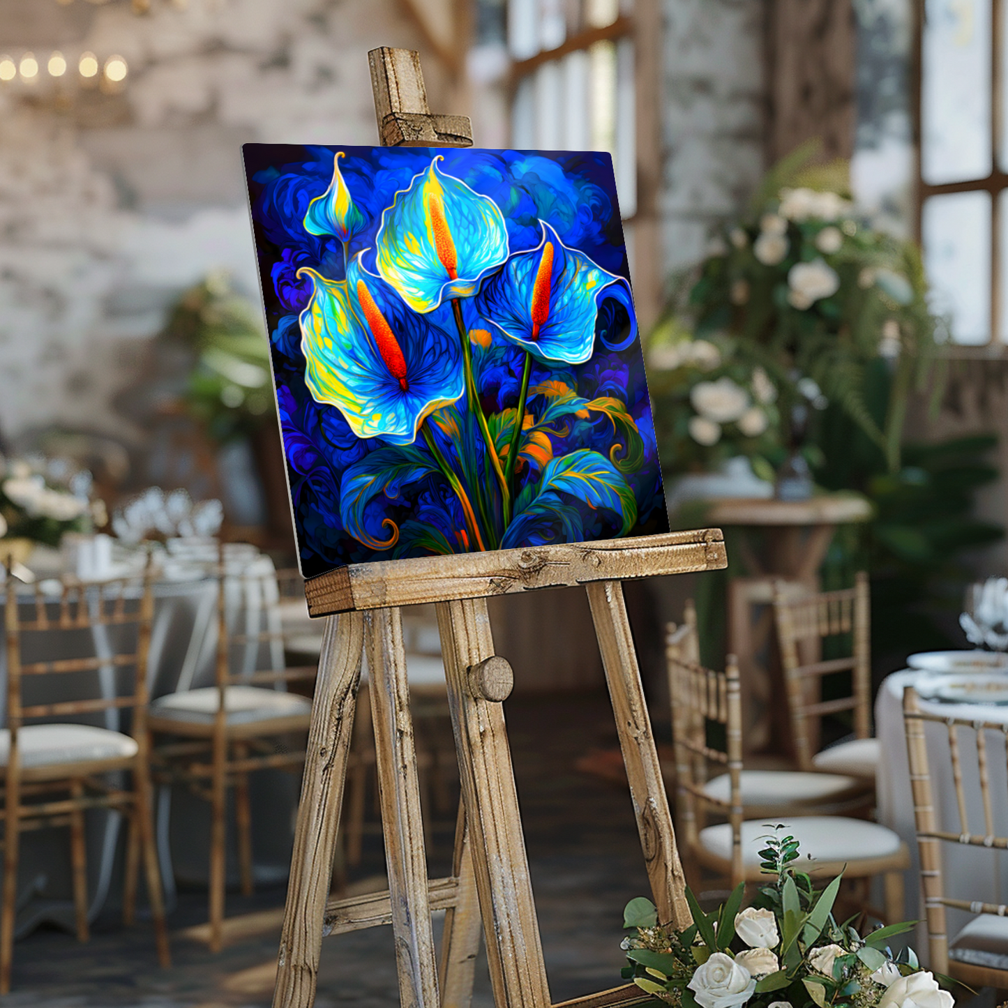 Anthurium AN3, The Luxury Of Fusion-Art Prints, Printed on Gloss Aluminium To Enhance Colour And Details, Unique Images, A Gift To Last A Lifetime...