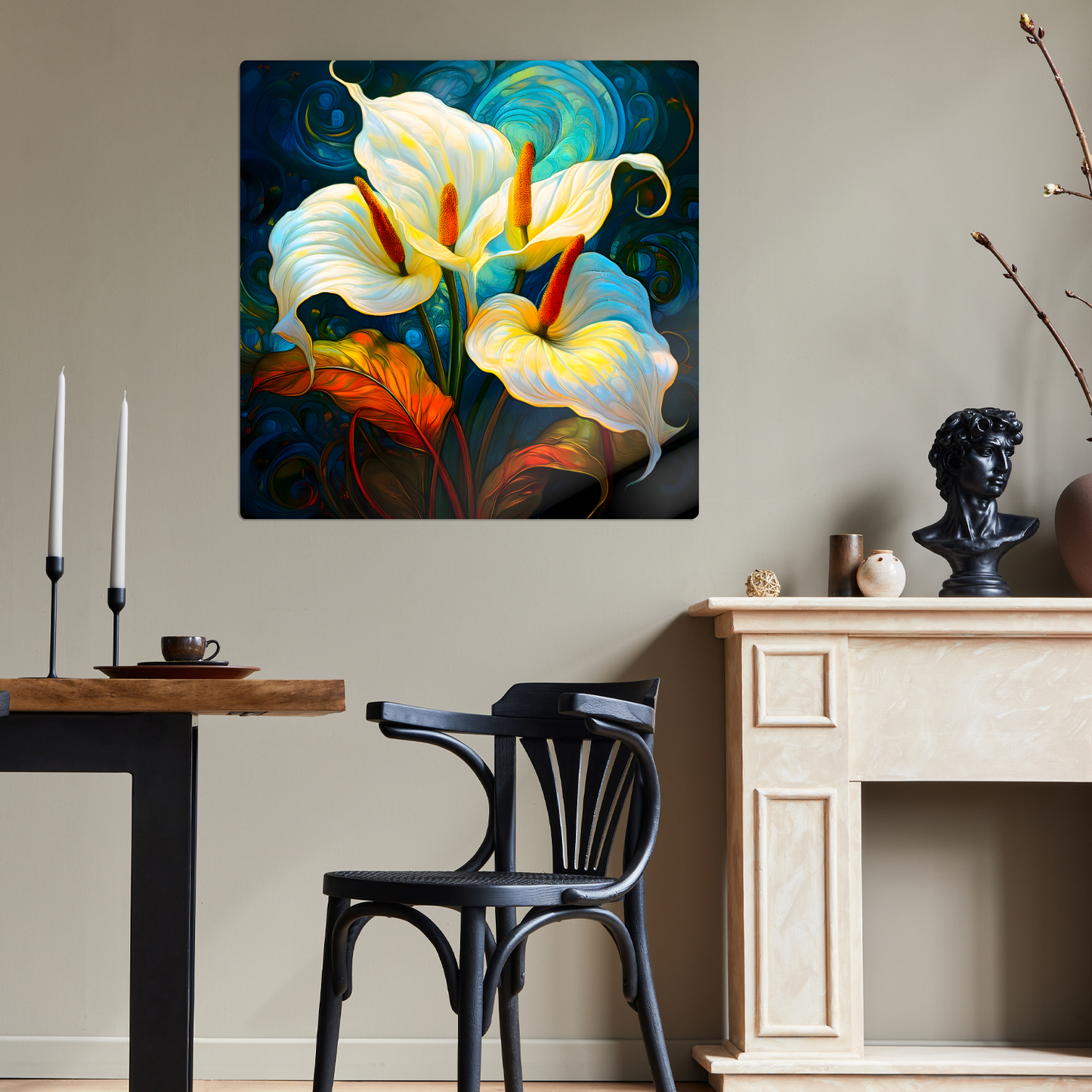 Anthurium AN4, The Luxury Of Fusion-Art Prints, Printed on Gloss Aluminium To Enhance Colour And Details, Unique Images, A Gift To Last A Lifetime...