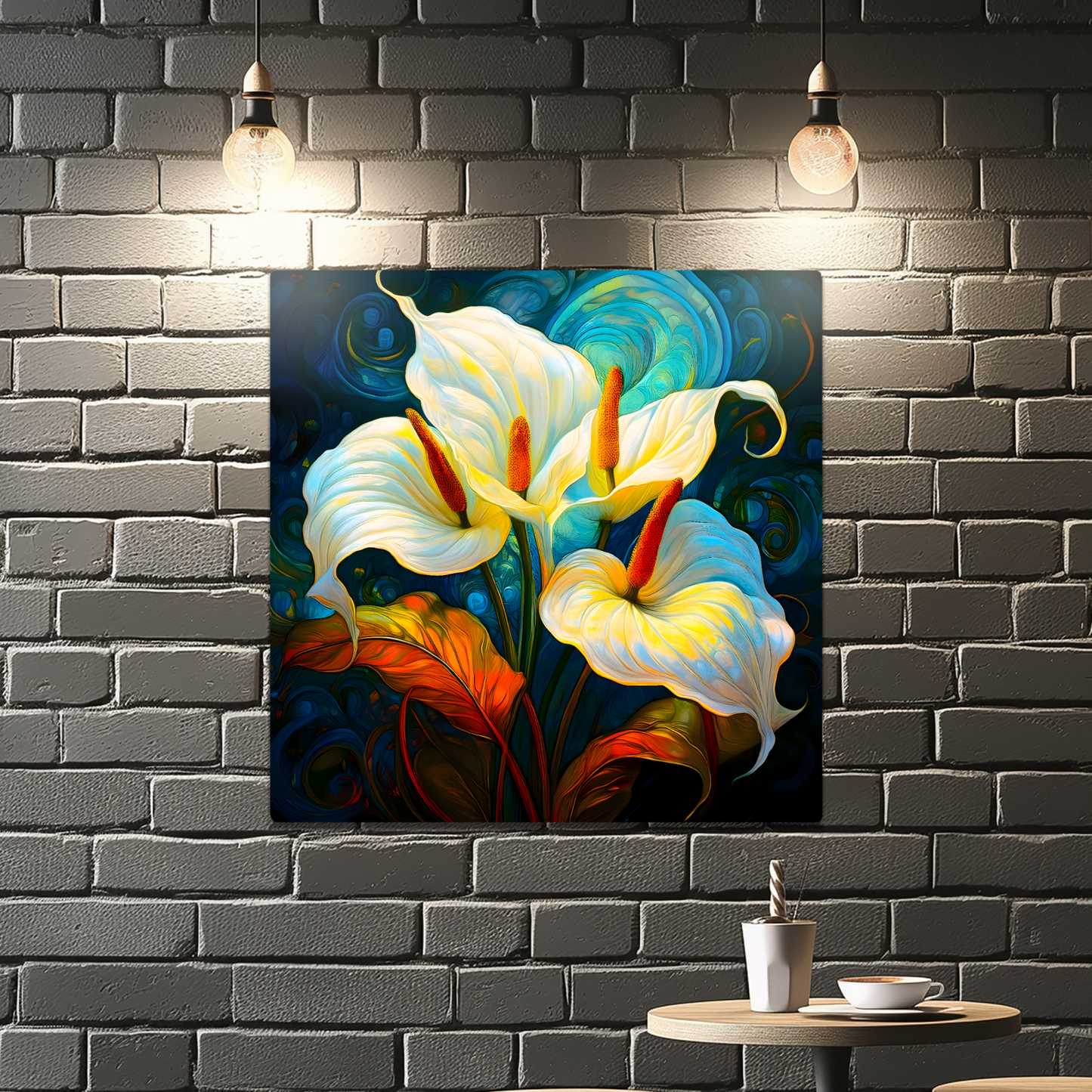 Anthurium AN4, The Luxury Of Fusion-Art Prints, Printed on Gloss Aluminium To Enhance Colour And Details, Unique Images, A Gift To Last A Lifetime...