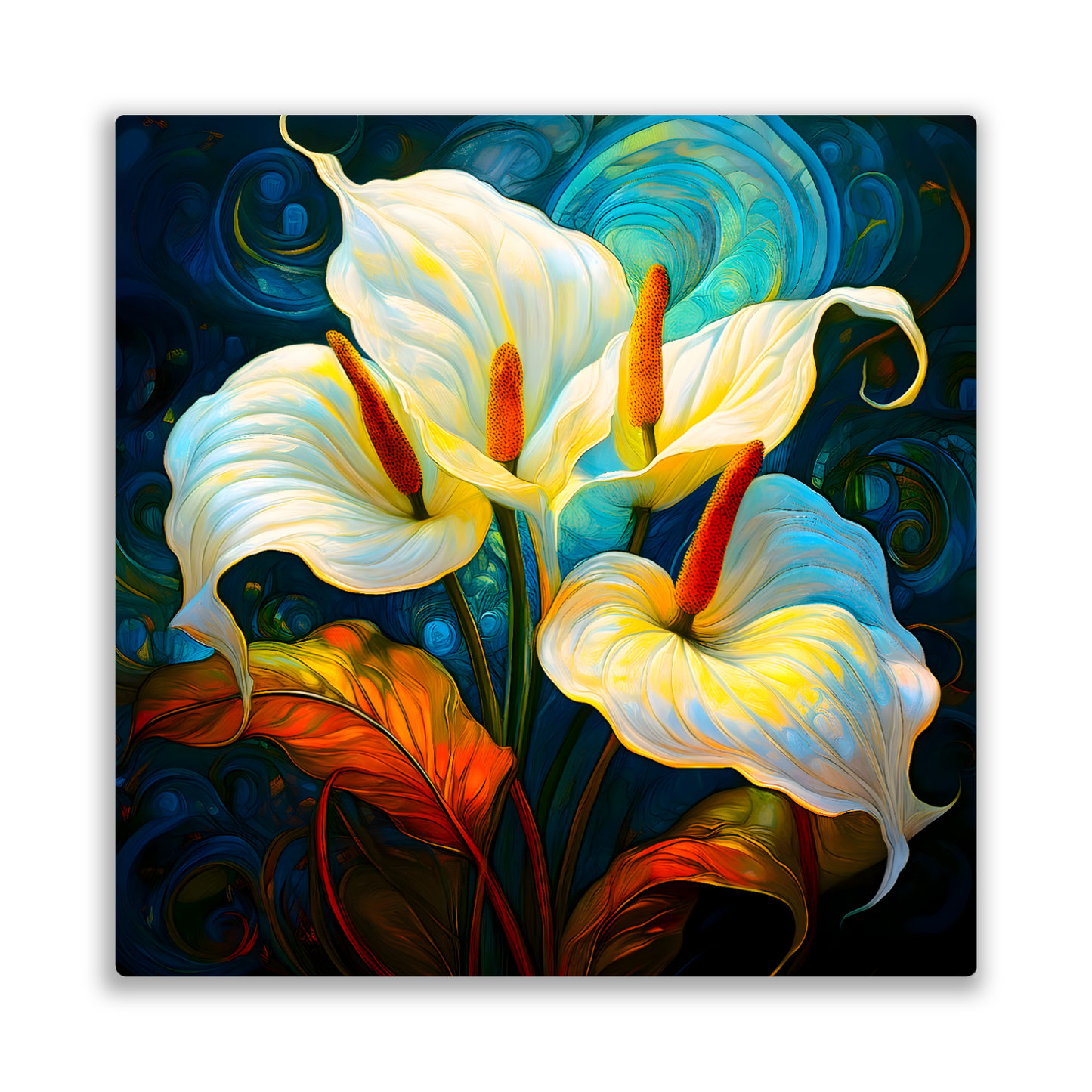 Anthurium AN4, The Luxury Of Fusion-Art Prints, Printed on Gloss Aluminium To Enhance Colour And Details, Unique Images, A Gift To Last A Lifetime...
