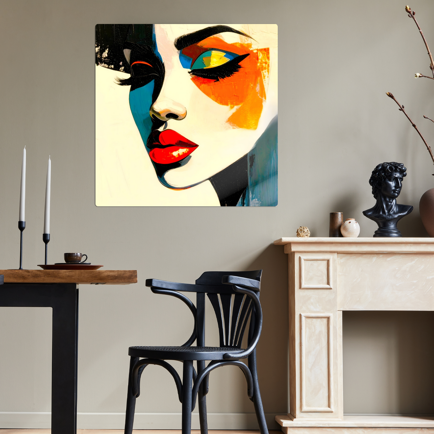 Portrait WG1, Printed On Gloss Aluminium To Enhance Colour And Detail, Unique Gift Idea, Picture Young Girl, A Gift That Will Lasts Forever...