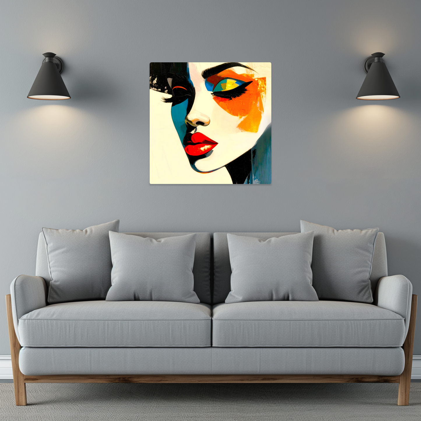 Portrait WG1, Printed On Gloss Aluminium To Enhance Colour And Detail, Unique Gift Idea, Picture Young Girl, A Gift That Will Lasts Forever...