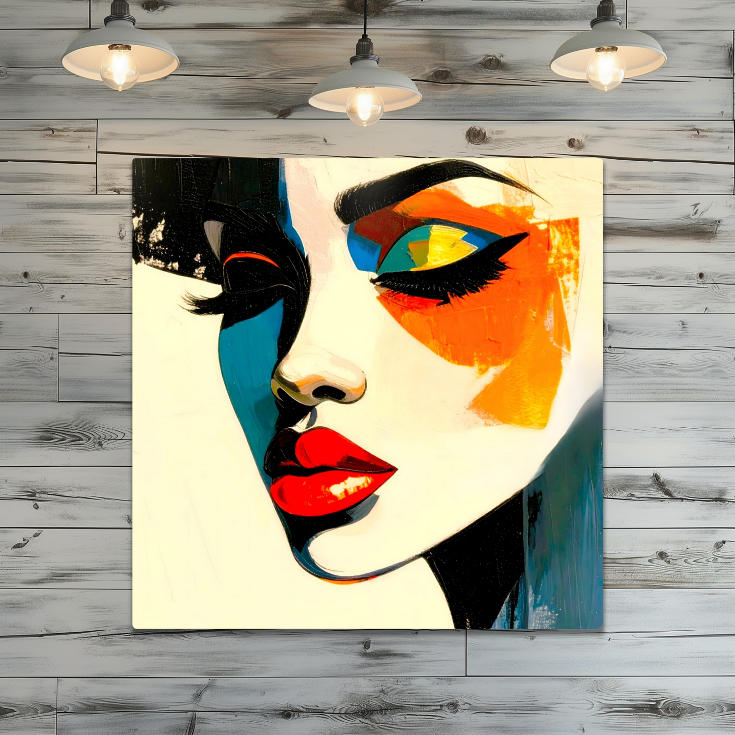 Portrait WG1, Printed On Gloss Aluminium To Enhance Colour And Detail, Unique Gift Idea, Picture Young Girl, A Gift That Will Lasts Forever...