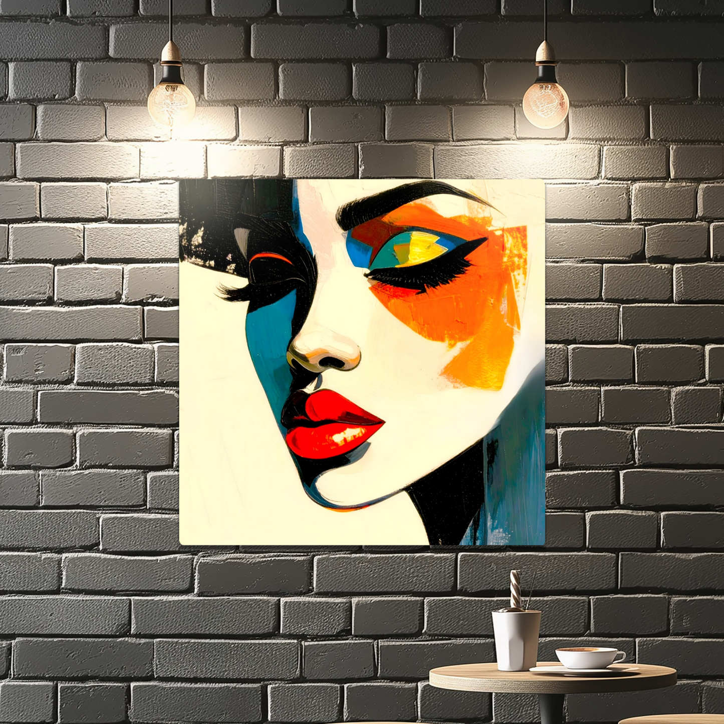 Portrait WG1, Printed On Gloss Aluminium To Enhance Colour And Detail, Unique Gift Idea, Picture Young Girl, A Gift That Will Lasts Forever...