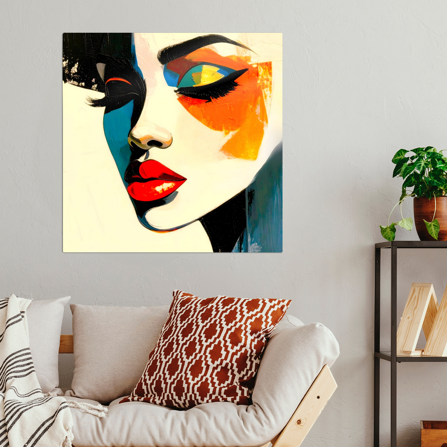 Portrait WG1, Printed On Gloss Aluminium To Enhance Colour And Detail, Unique Gift Idea, Picture Young Girl, A Gift That Will Lasts Forever...