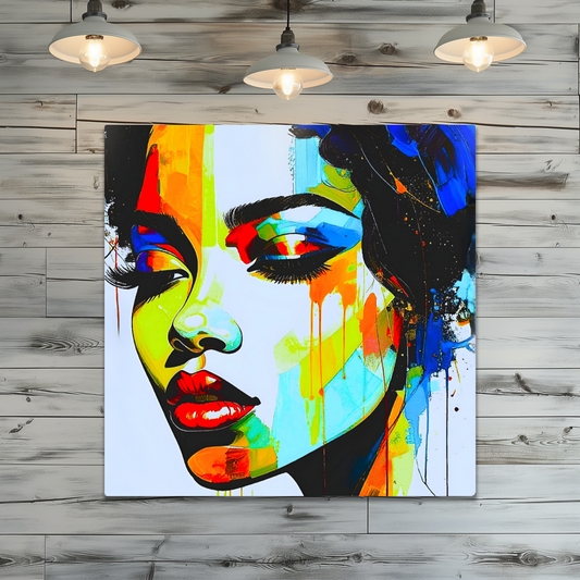Portrait WG4, Luxury Fusion-Art Prints, Printed on Gloss Aluminium To Enhance Colour And Detail, Great Gift Idea, A Gift To Lasts A Lifetime...