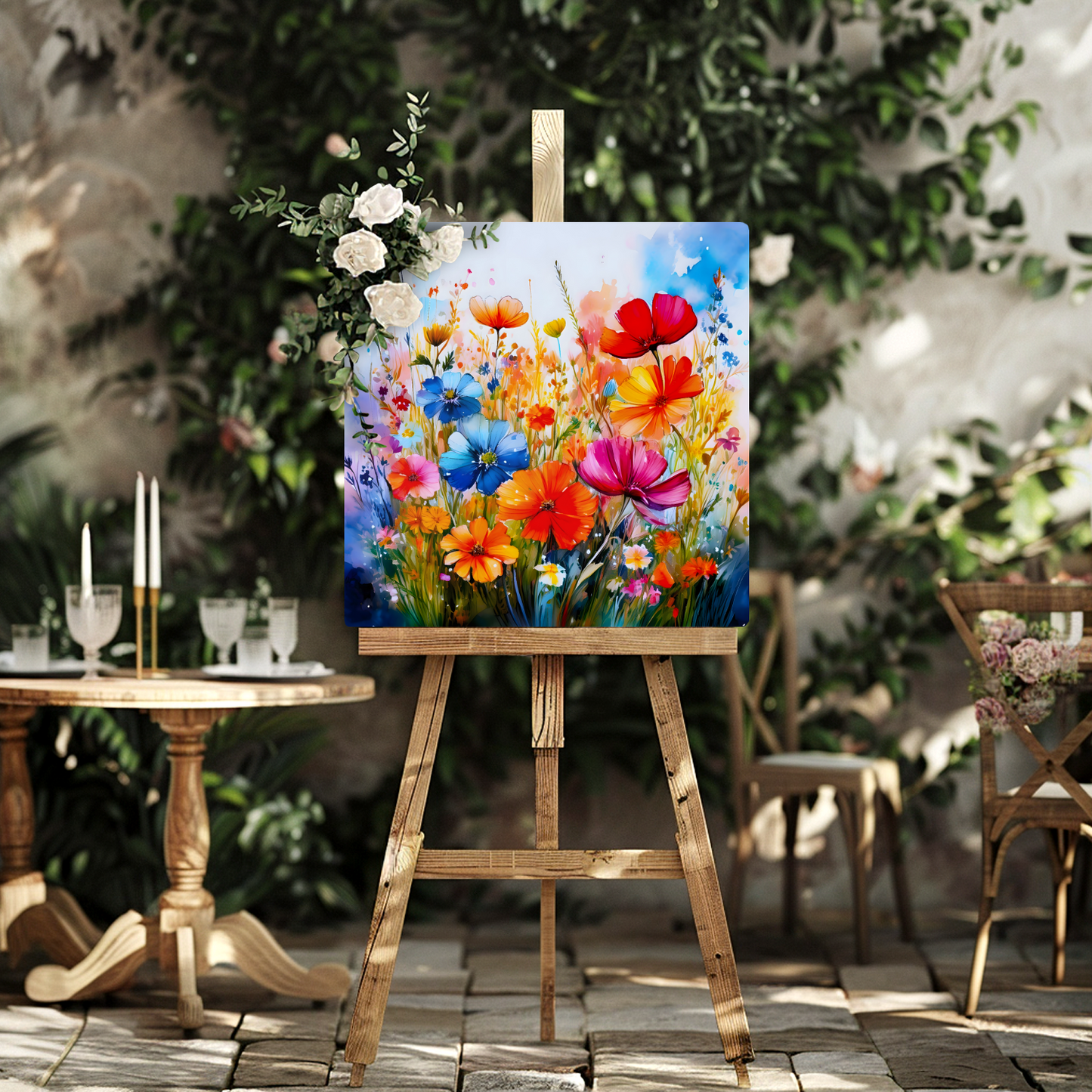 Wildflowers WF2, The Luxury Of A Fusion-Art Prints, Printed on Gloss Aluminium To Enhance Colour And Details, A Gift To Last A Lifetime...