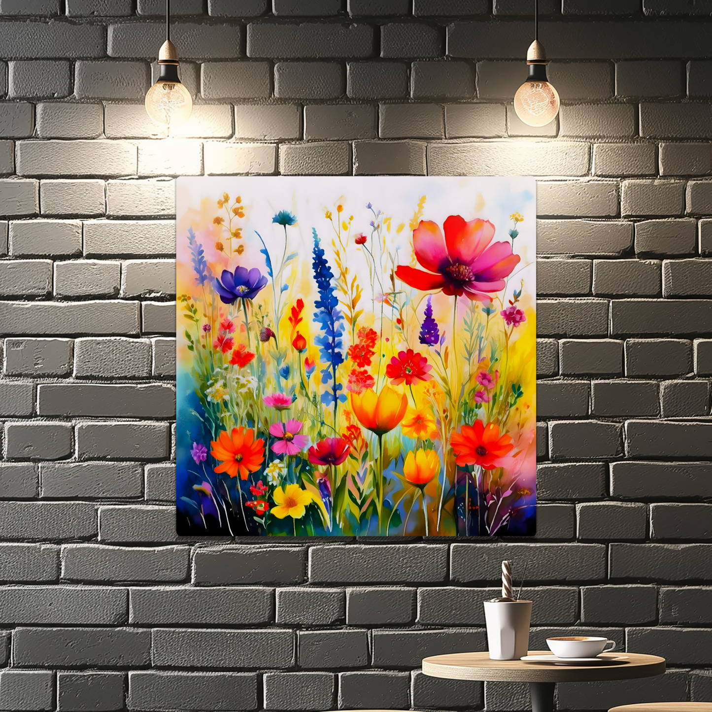 Wildflowers WF3, The Luxury Of A Fusion-Art Prints, Printed on Gloss Aluminium To Enhance Colour And Details, A Gift To Last A Lifetime..