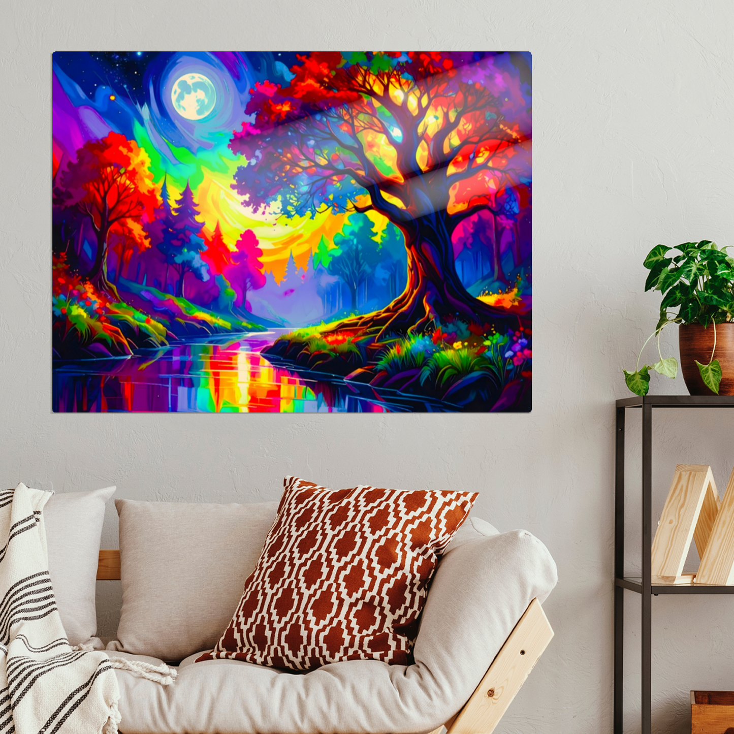 Luna Landscape LU1, Luxury Fusion-Art Print, Printed on Gloss Aluminium To Enhance Colour And Details, Unique Images, A Gift To Last A Lifetime...