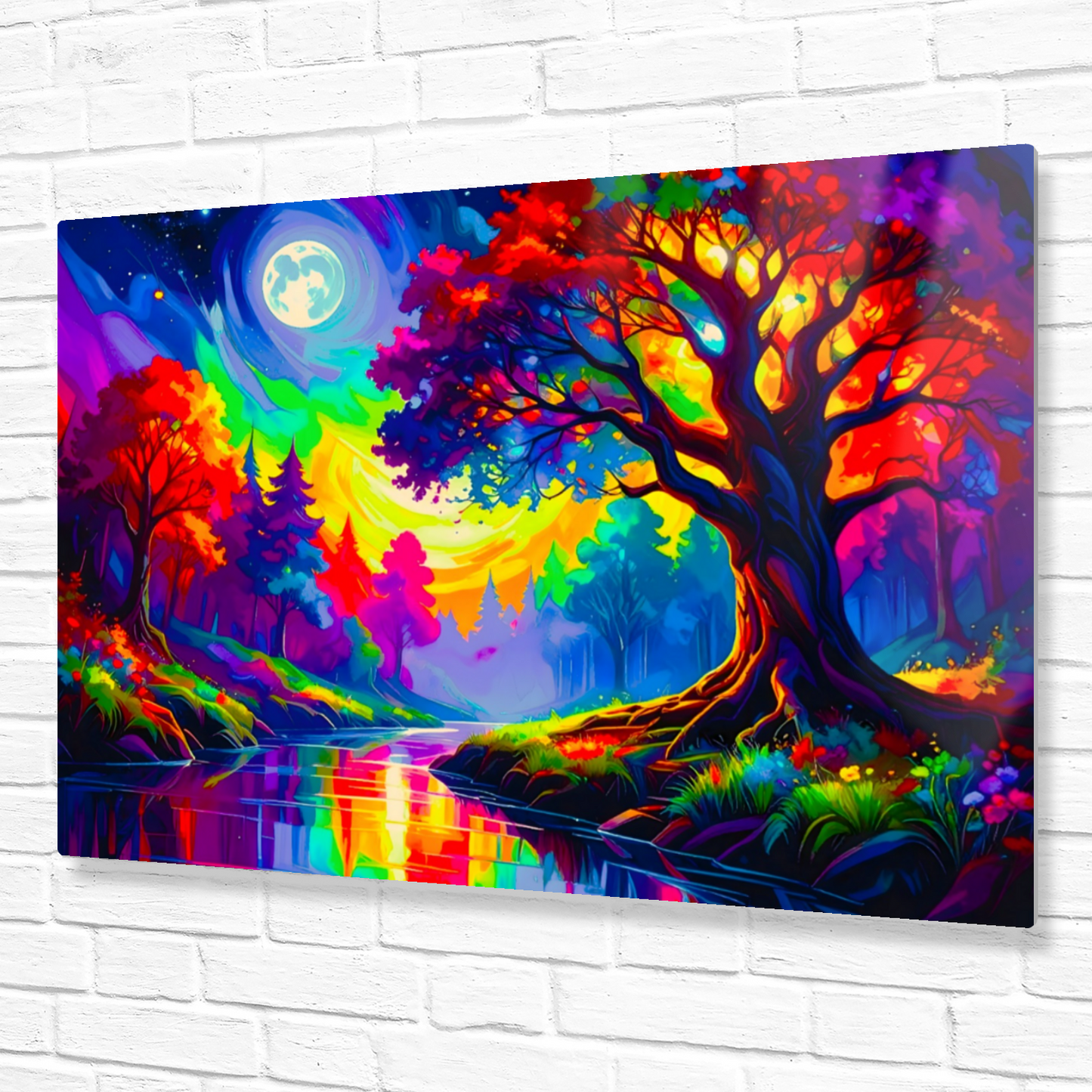 Luna Landscape LU1, Luxury Fusion-Art Print, Printed on Gloss Aluminium To Enhance Colour And Details, Unique Images, A Gift To Last A Lifetime...
