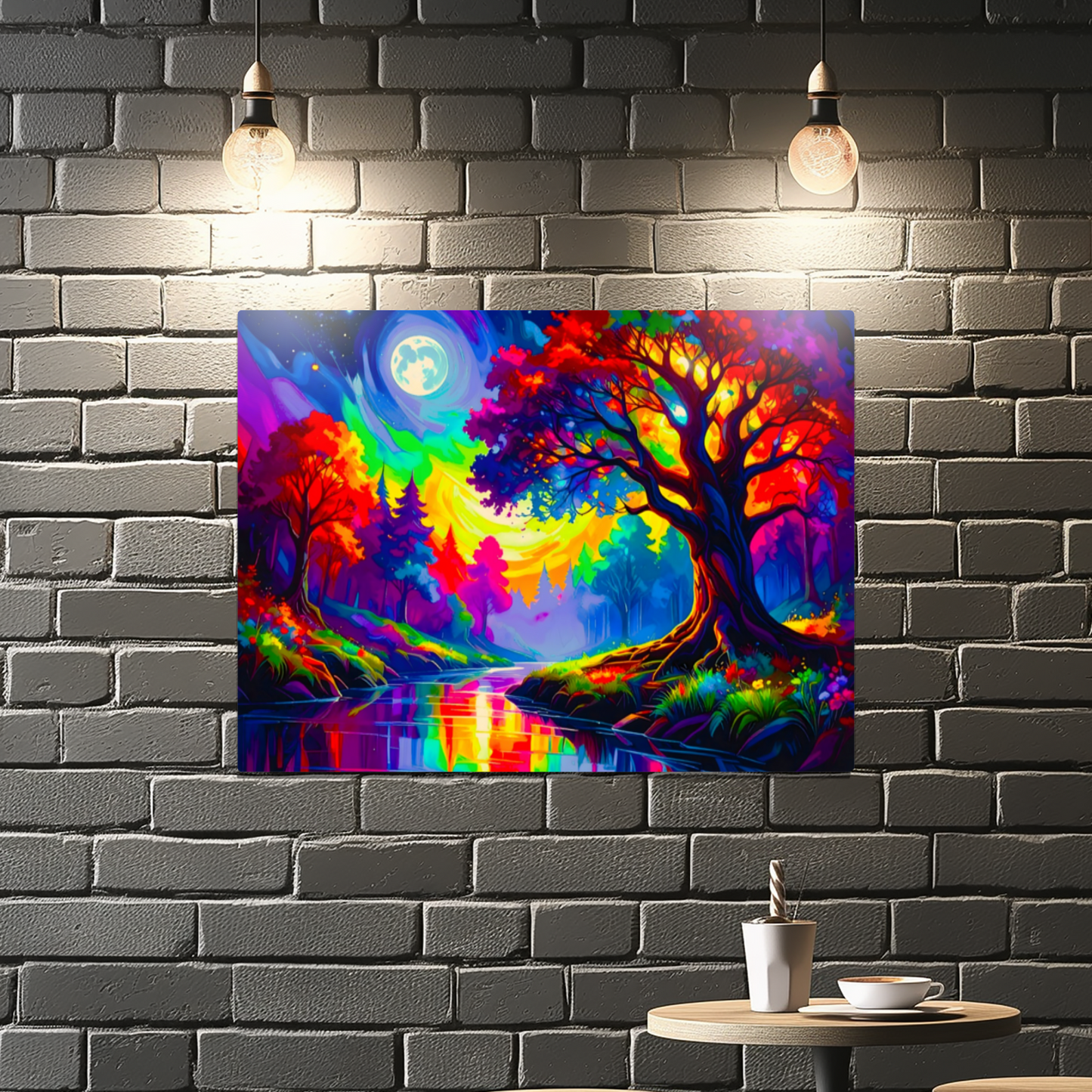 Luna Landscape LU1, Luxury Fusion-Art Print, Printed on Gloss Aluminium To Enhance Colour And Details, Unique Images, A Gift To Last A Lifetime...