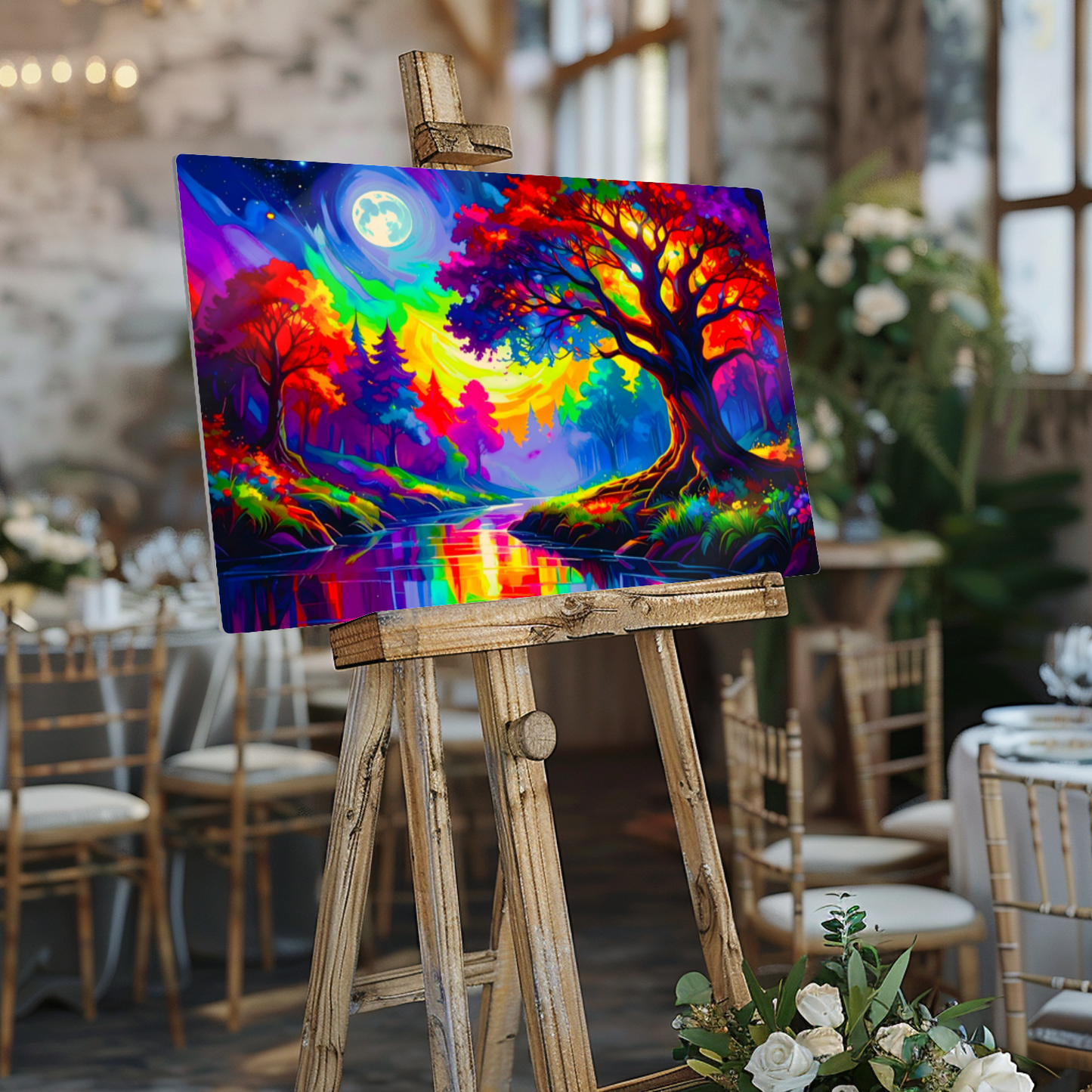 Luna Landscape LU1, Luxury Fusion-Art Print, Printed on Gloss Aluminium To Enhance Colour And Details, Unique Images, A Gift To Last A Lifetime...
