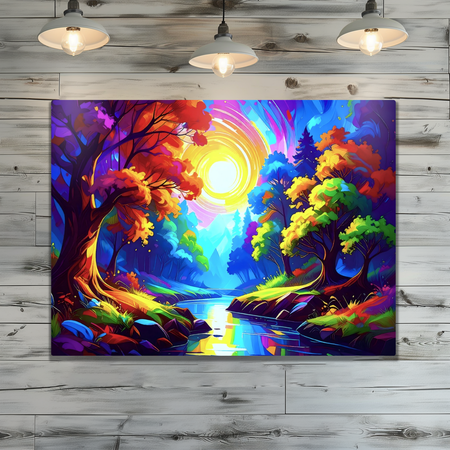 Luna Landscape LU3, The Luxury Of A Fusion-Art Prints, Printed on Gloss Aluminium To Enhance Colour And Details, A Gift To Last A Lifetime...