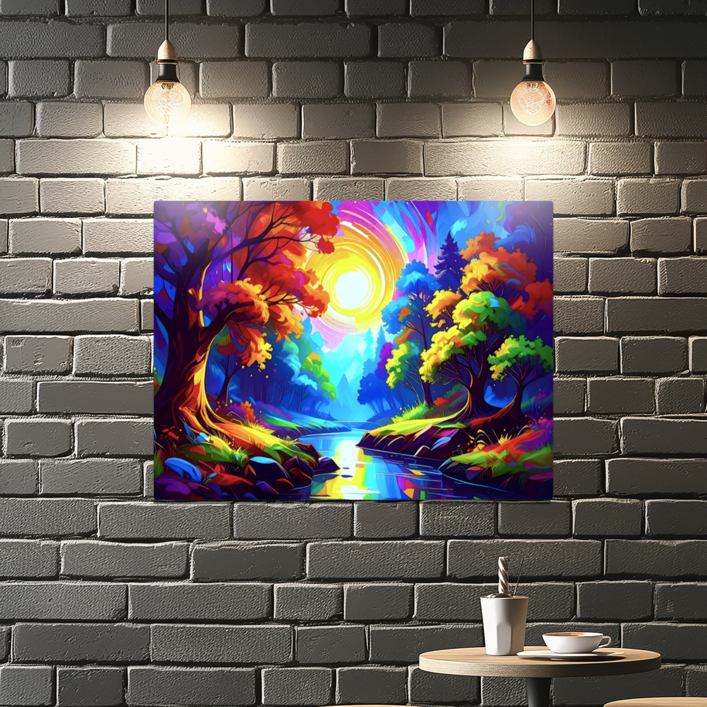 Luna Landscape LU3, The Luxury Of A Fusion-Art Prints, Printed on Gloss Aluminium To Enhance Colour And Details, A Gift To Last A Lifetime...