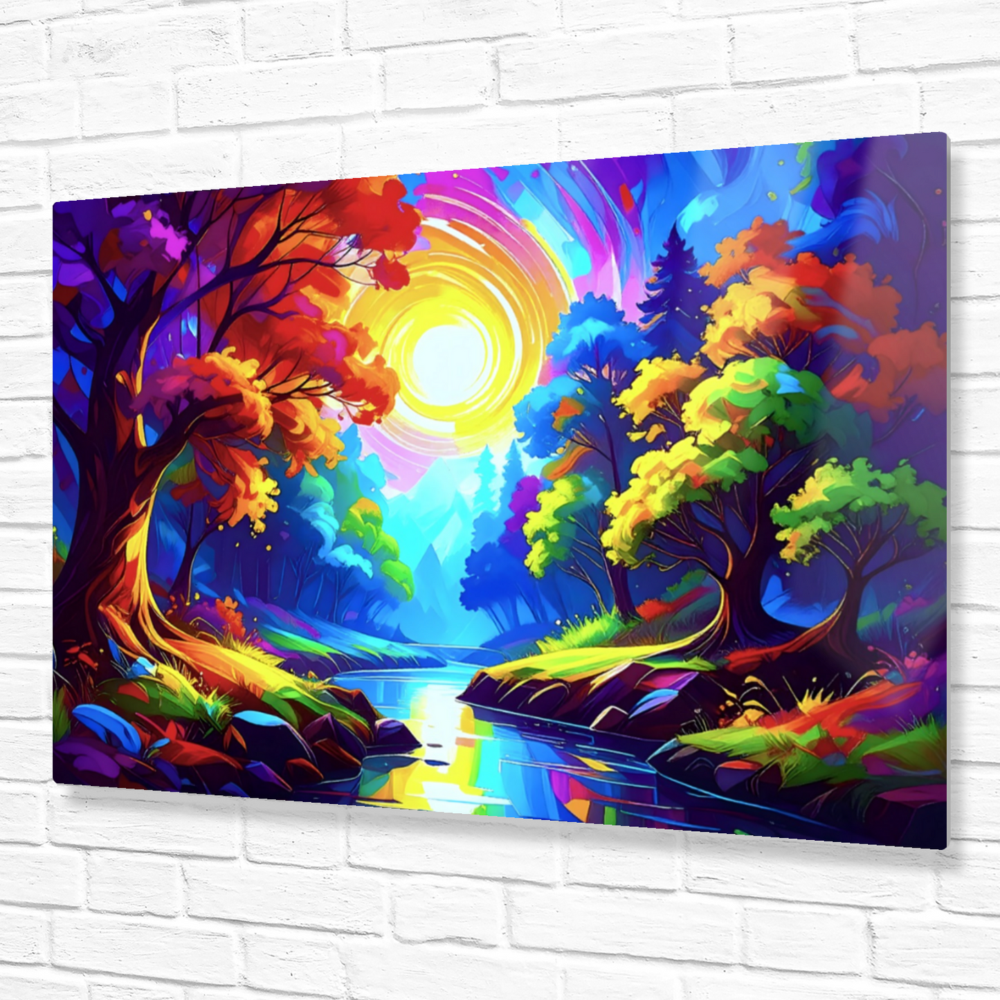 Luna Landscape LU3, The Luxury Of A Fusion-Art Prints, Printed on Gloss Aluminium To Enhance Colour And Details, A Gift To Last A Lifetime...