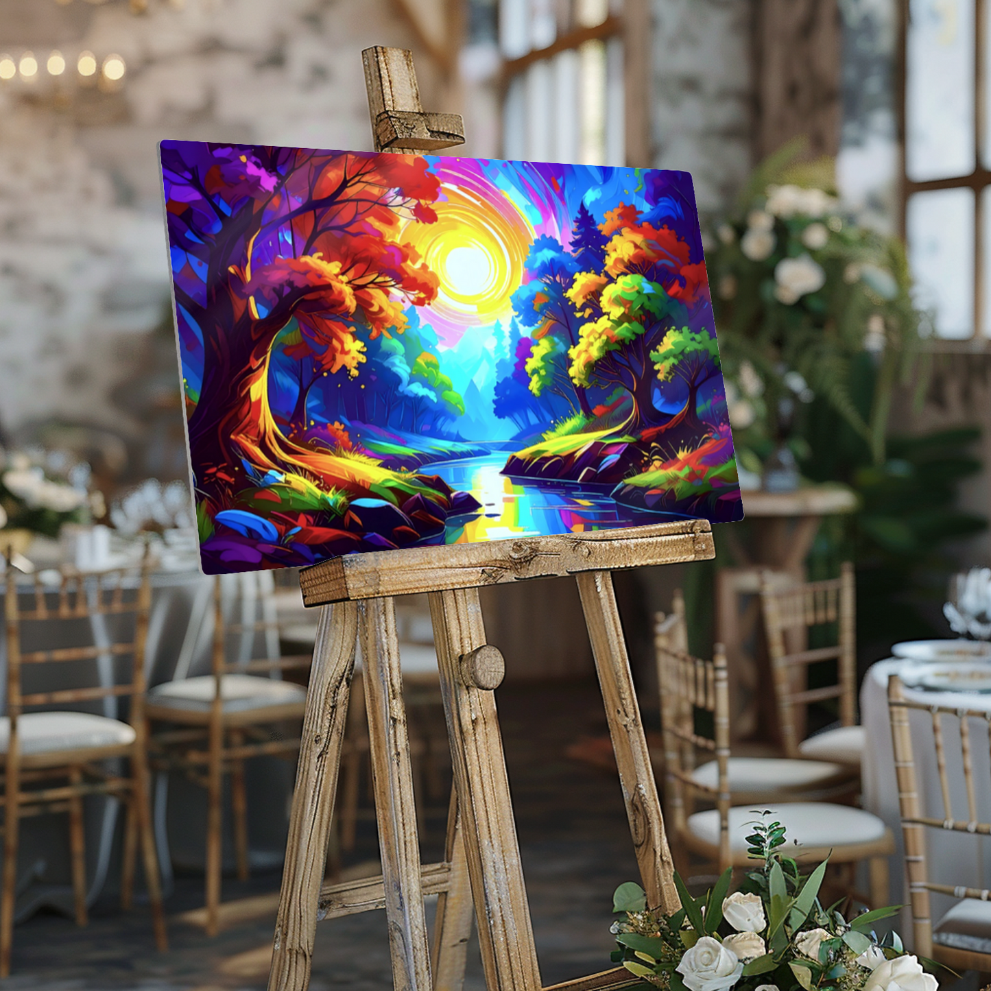 Luna Landscape LU3, The Luxury Of A Fusion-Art Prints, Printed on Gloss Aluminium To Enhance Colour And Details, A Gift To Last A Lifetime...