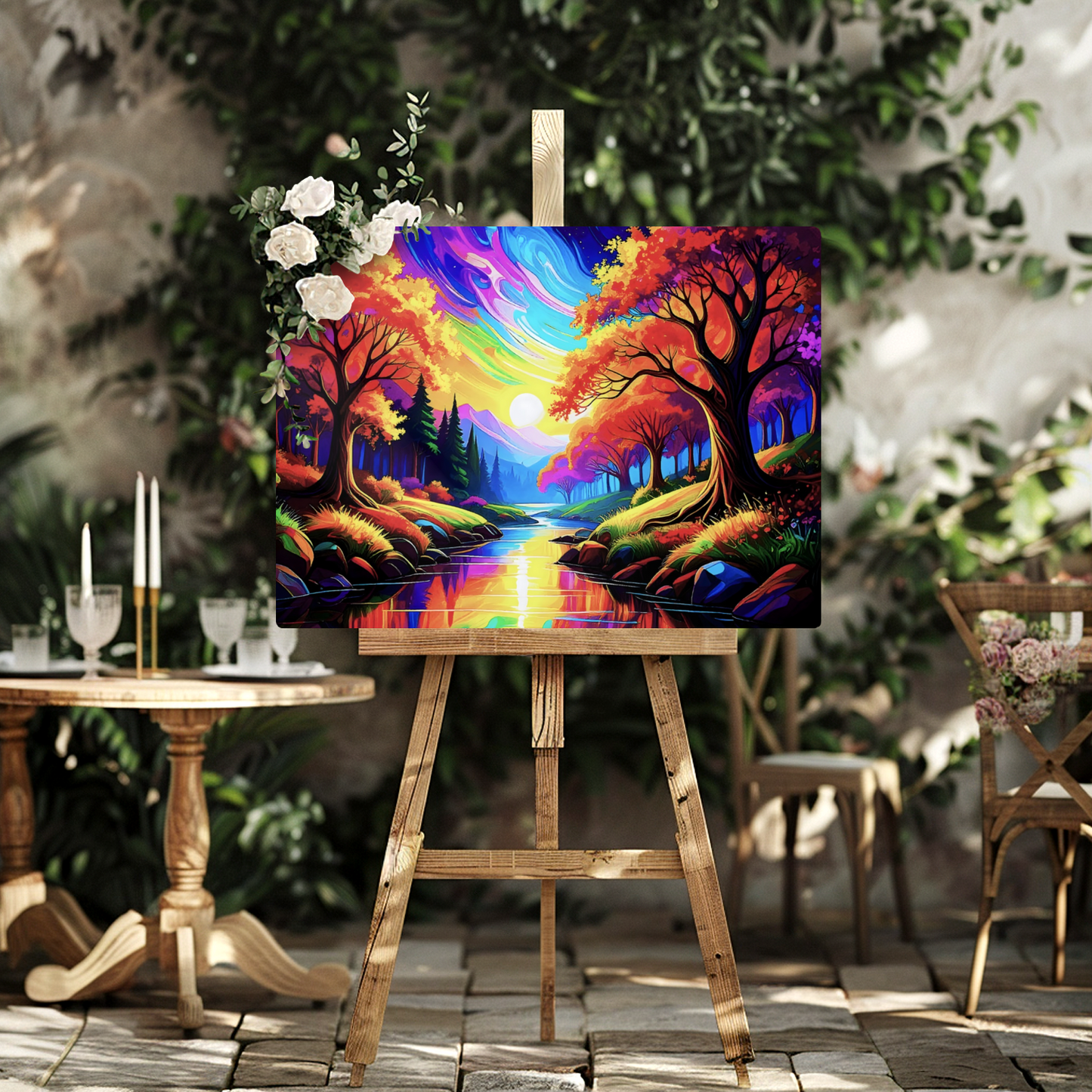 Luna Landscape LU4, The Luxury Of A Fusion-Art Prints, Printed on Gloss Aluminium To Enhance Colour And Details, A Gift To Last A Lifetime...