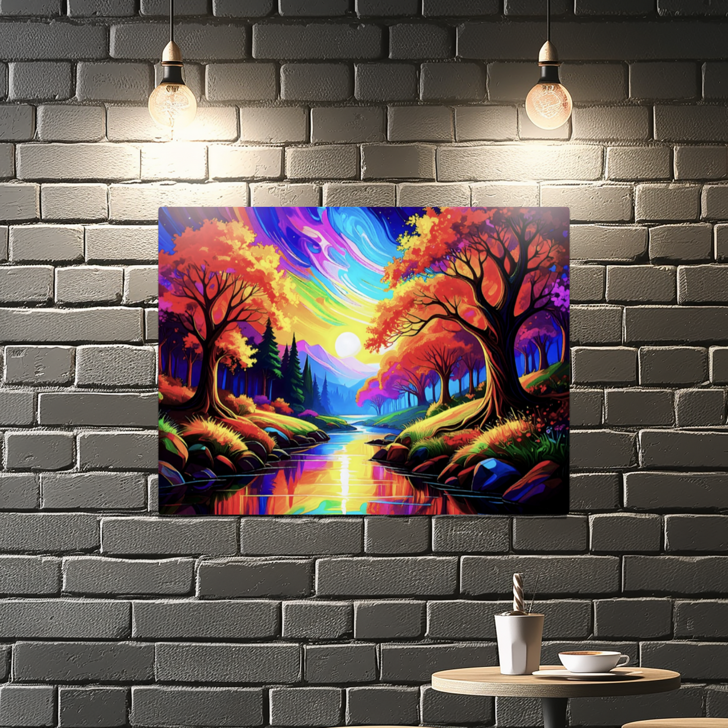 Luna Landscape LU4, The Luxury Of A Fusion-Art Prints, Printed on Gloss Aluminium To Enhance Colour And Details, A Gift To Last A Lifetime...