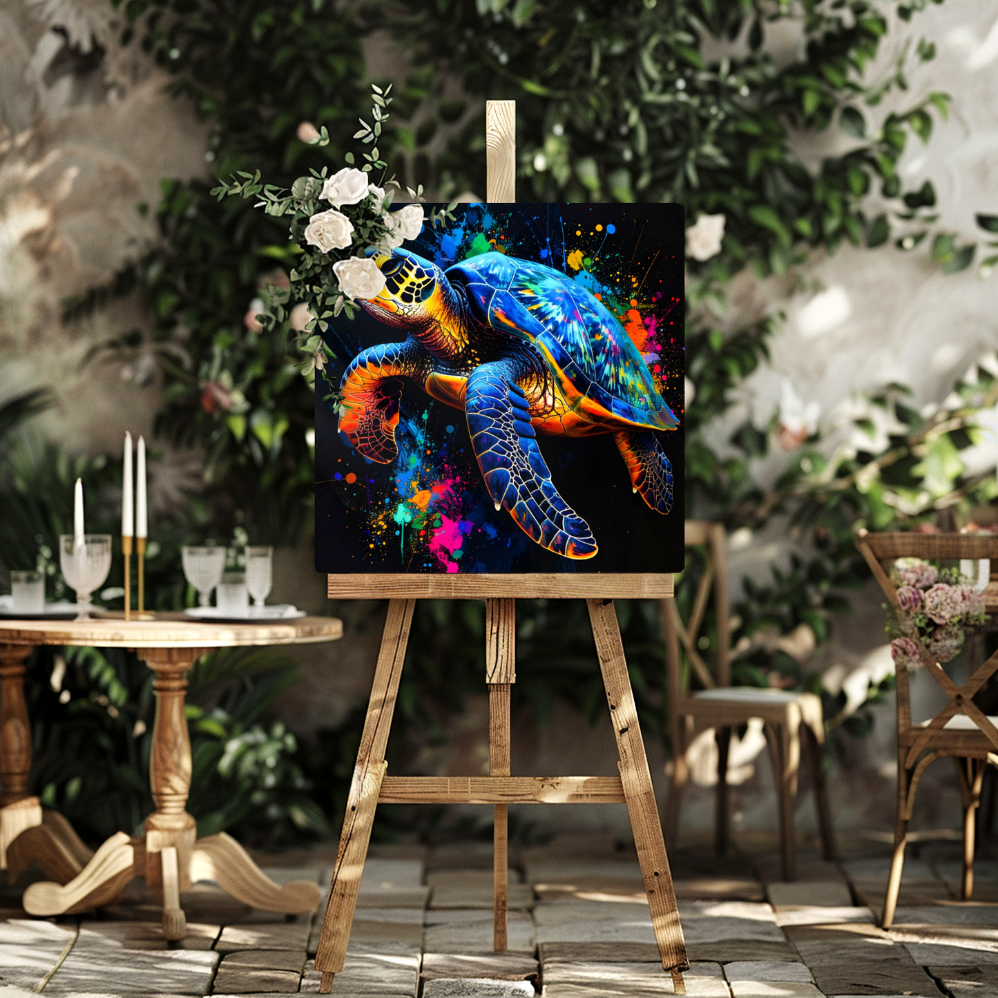 Sea Turtle 1, Luxury Fusion-Art Prints, Printed on Gloss Aluminium To Enhance Colour And Details, A Gift To Last A Lifetime...
