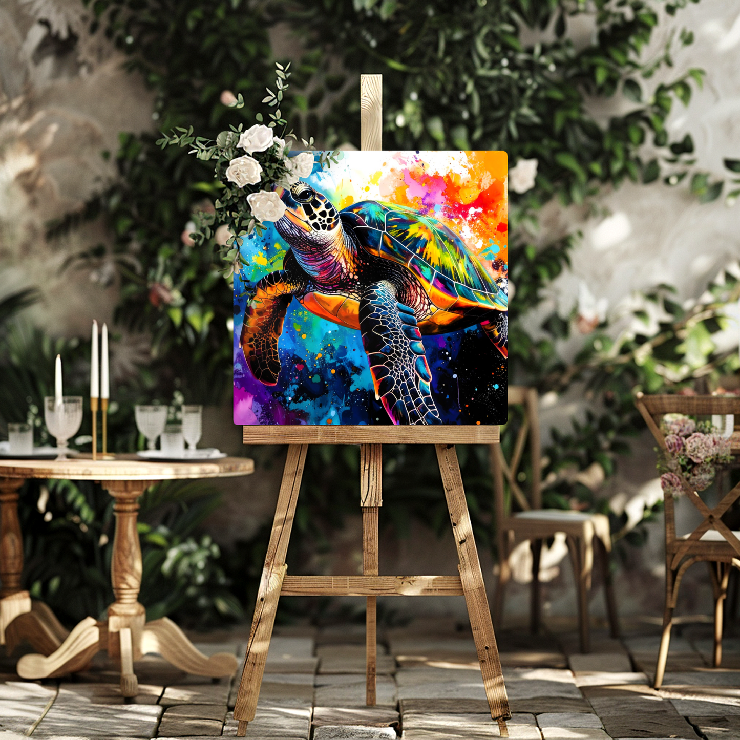 Sea Turtle 2, Luxury Fusion-Art Prints, Printed on Gloss Aluminium To Enhance Colour And Details, A Gift To Last A Lifetime...