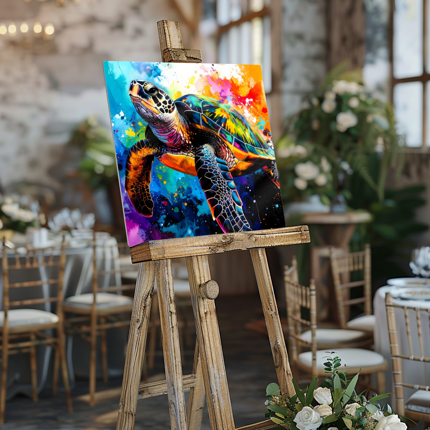 Sea Turtle 2, Luxury Fusion-Art Prints, Printed on Gloss Aluminium To Enhance Colour And Details, A Gift To Last A Lifetime...