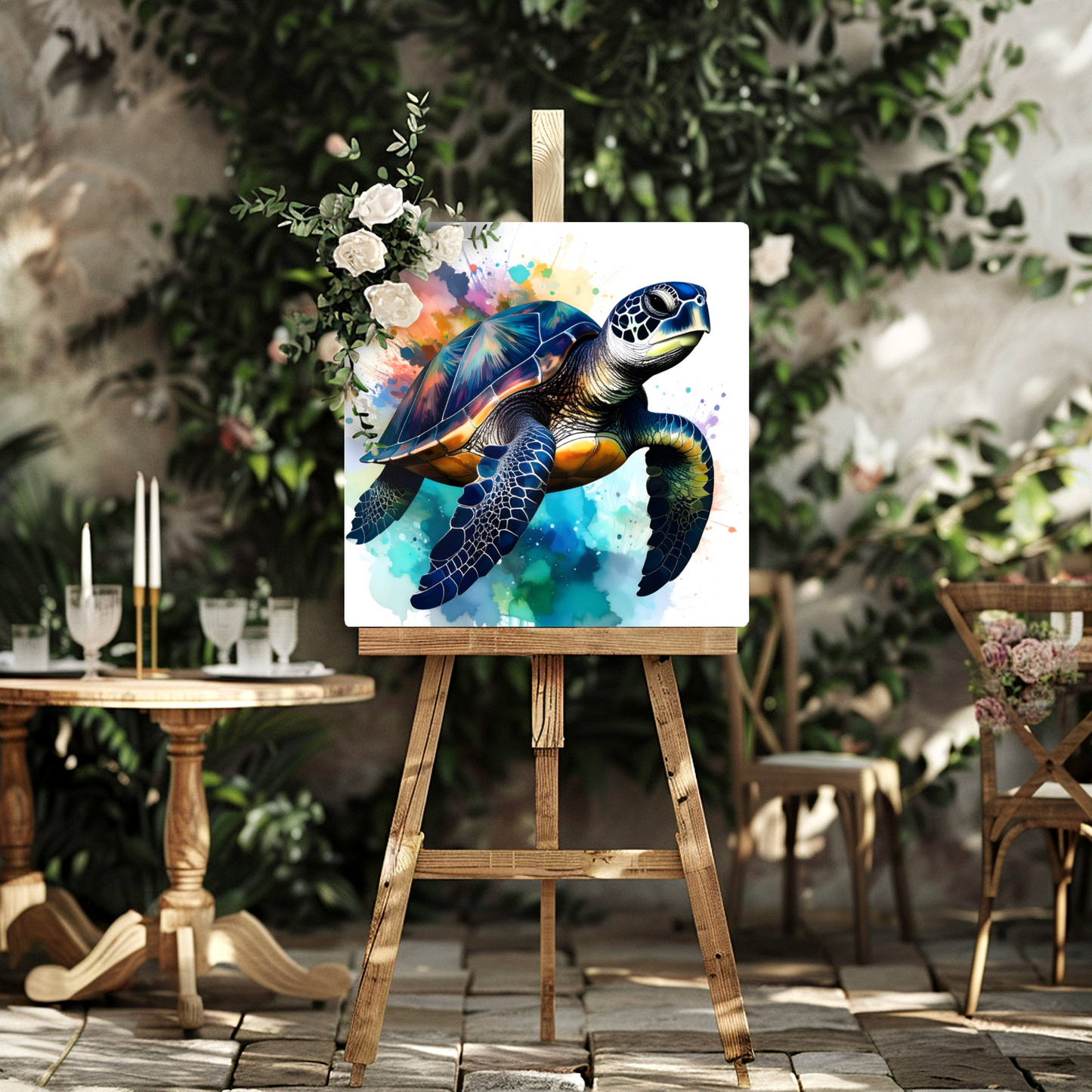 Sea Turtle 4, Luxury Fusion-Art Prints, Printed on Gloss Aluminium To Enhance Colour And Details, A Gift To Last A Lifetime...