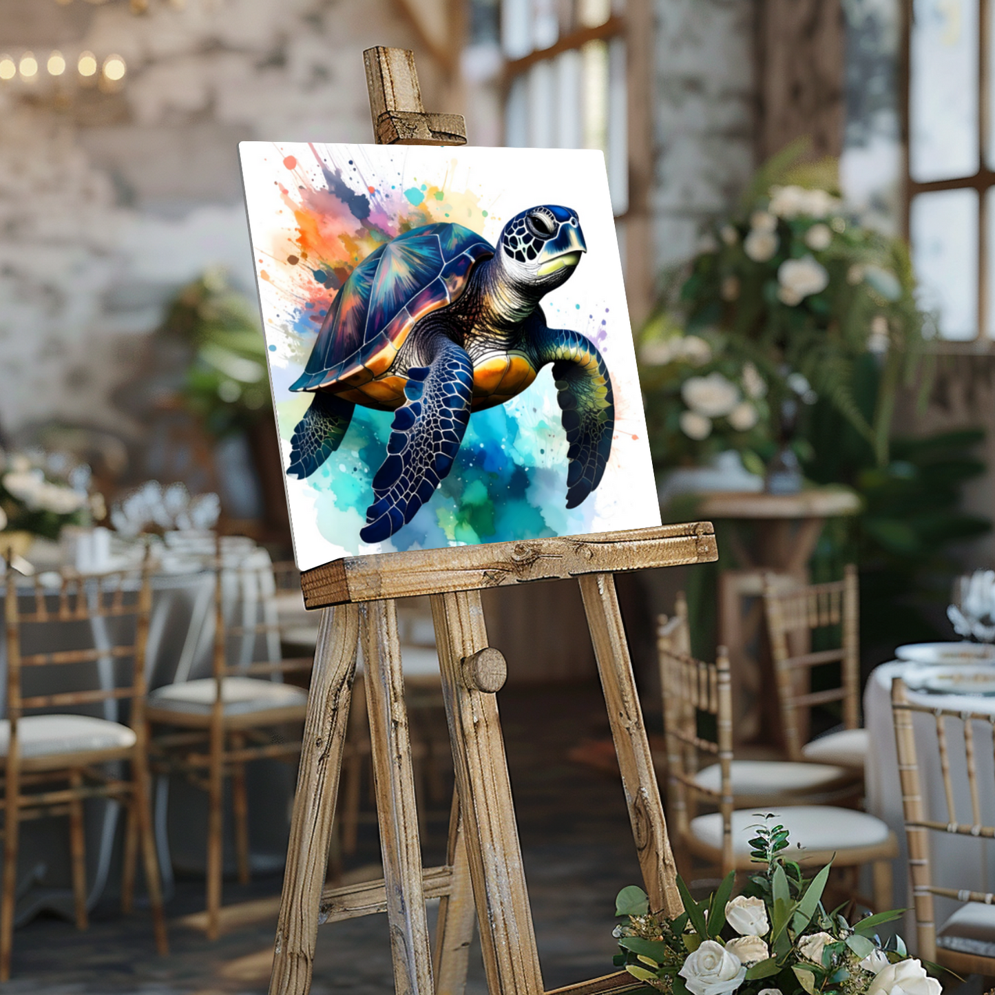 Sea Turtle 4, Luxury Fusion-Art Prints, Printed on Gloss Aluminium To Enhance Colour And Details, A Gift To Last A Lifetime...