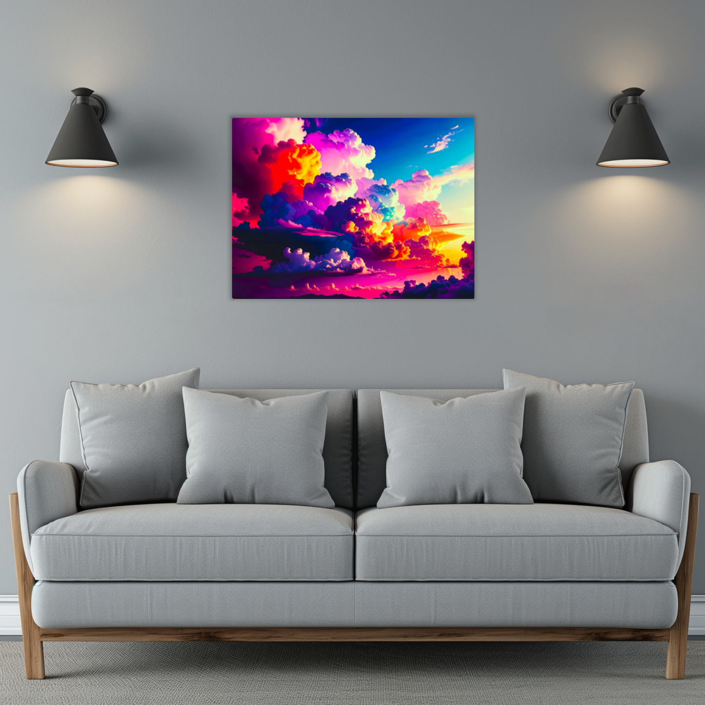 Amazing Clouds AC1, Printed on Gloss Aluminium To Enhance Colour And Details, Great Gift, Unique Images, A Gift To Last A Lifetime...