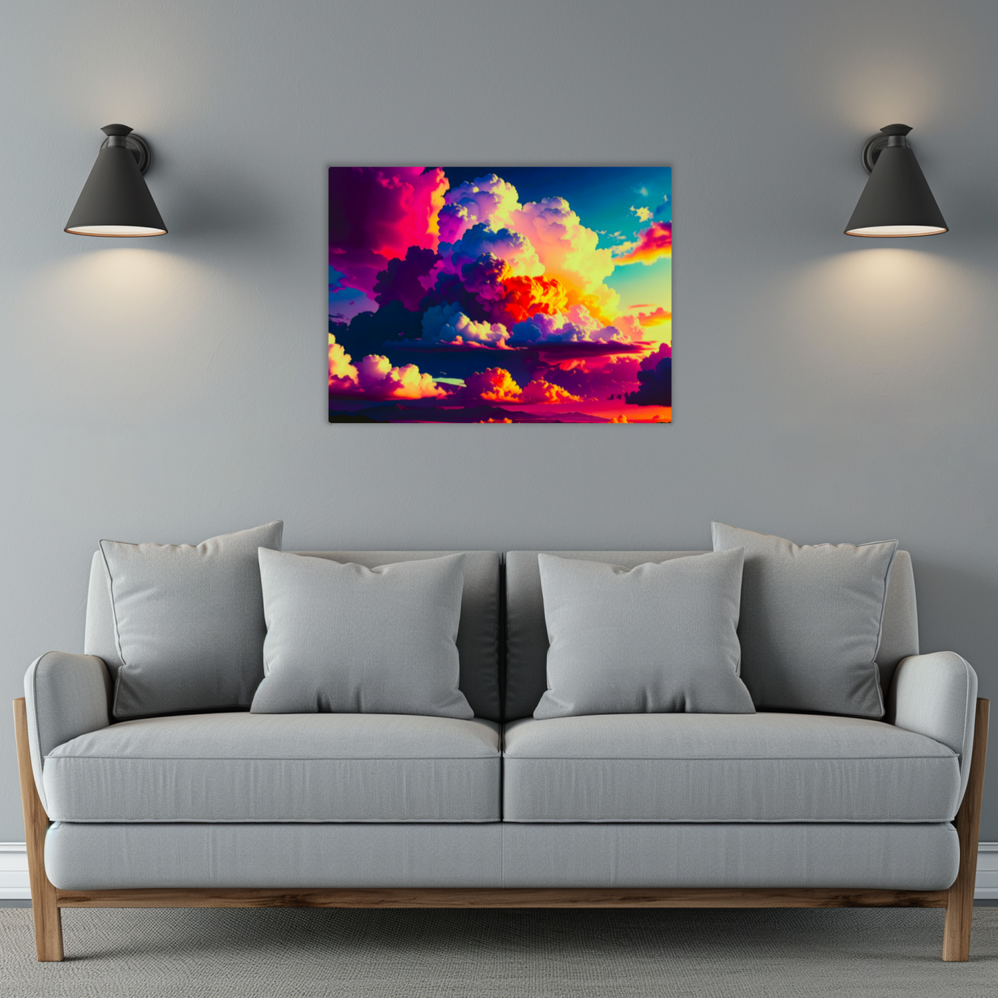 Amazing Clouds AC2, Printed on Gloss Aluminium To Enhance Colour And Details, Great Gift, Unique Images, A Gift To Last A Lifetime...