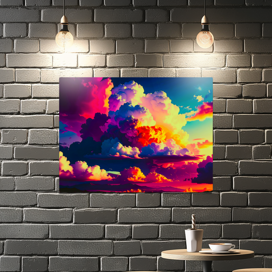 Amazing Clouds AC2, Printed on Gloss Aluminium To Enhance Colour And Details, Unique Print, An Enduring Gift...