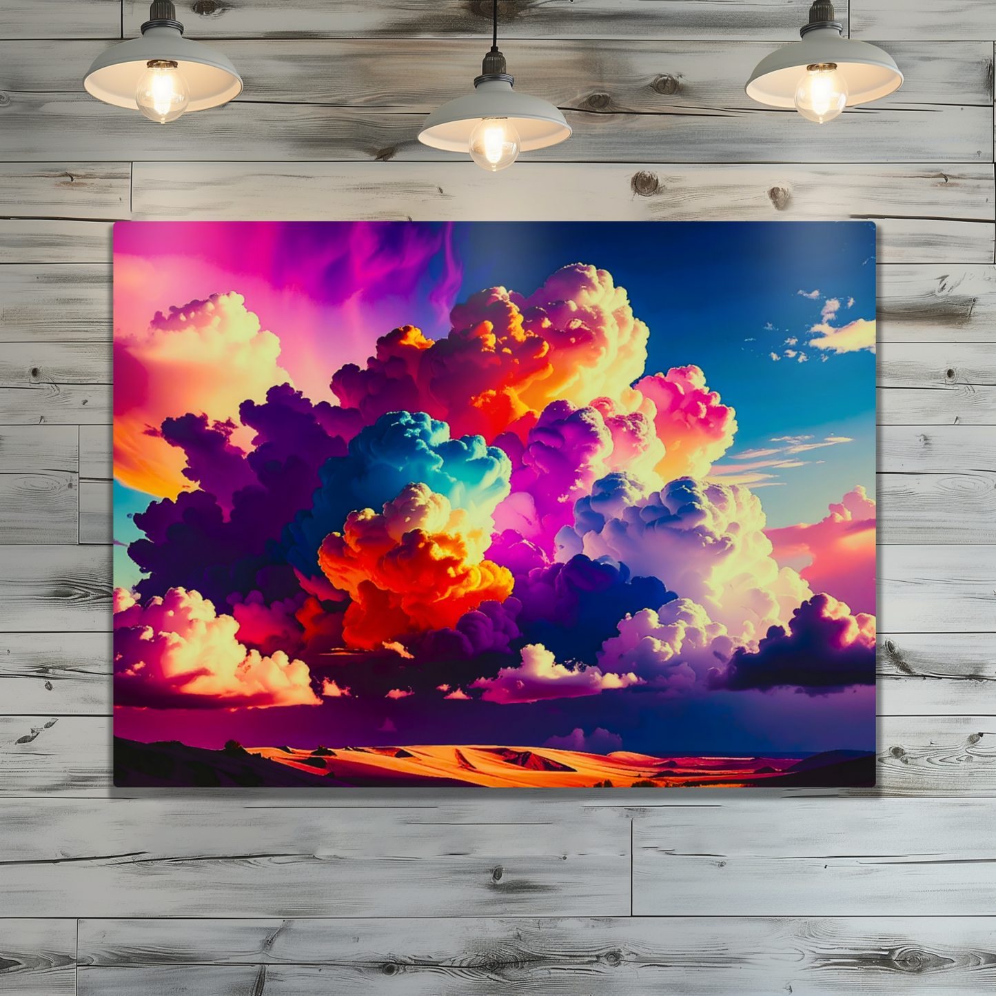 Amazing Clouds AC4, Fusion-Art Prints, Printed on Gloss Aluminium To Enhance Colour And Details, Unique Images, A Gift To Last A Lifetime..