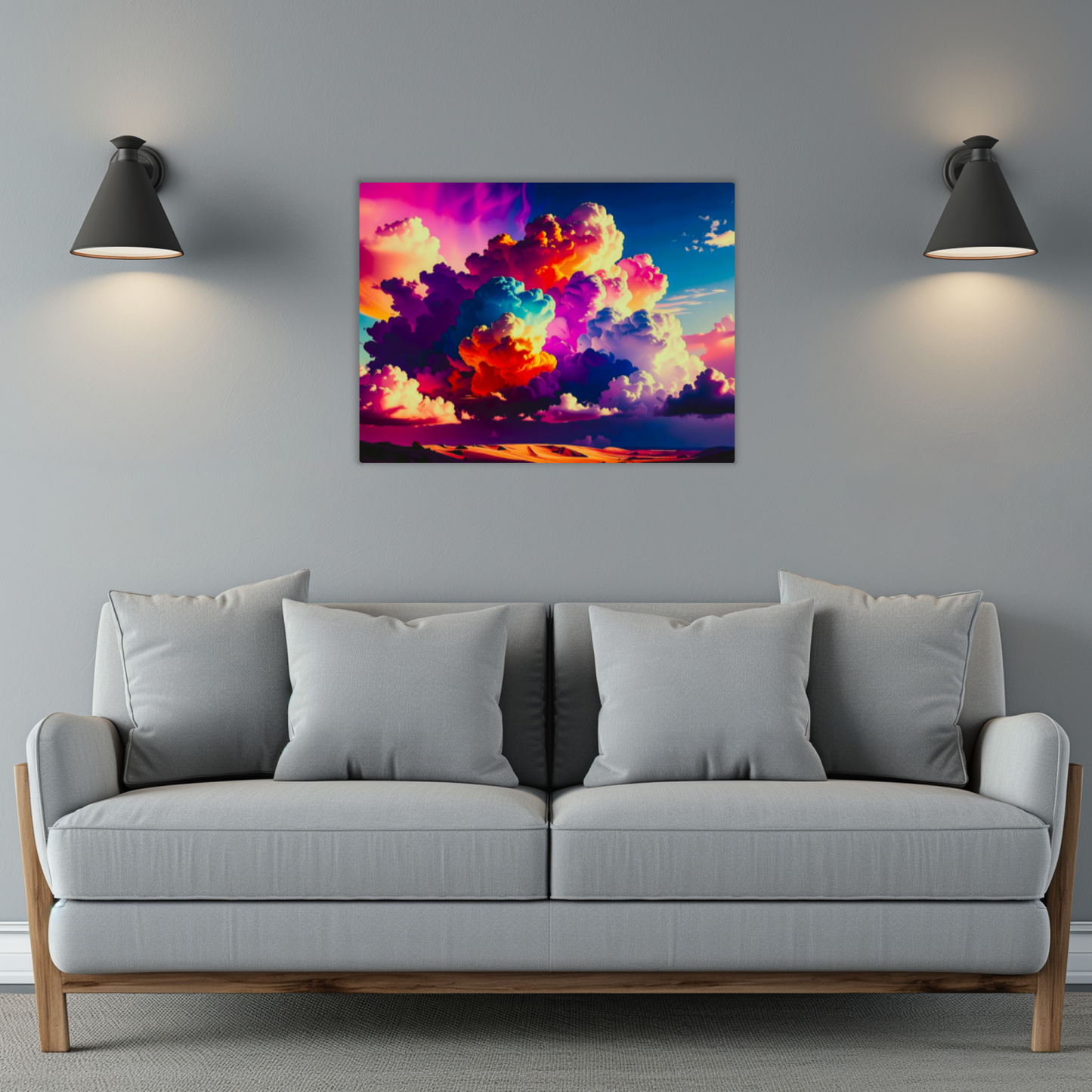 Amazing Clouds AC4, Fusion-Art Prints, Printed on Gloss Aluminium To Enhance Colour And Details, Unique Images, A Gift To Last A Lifetime..