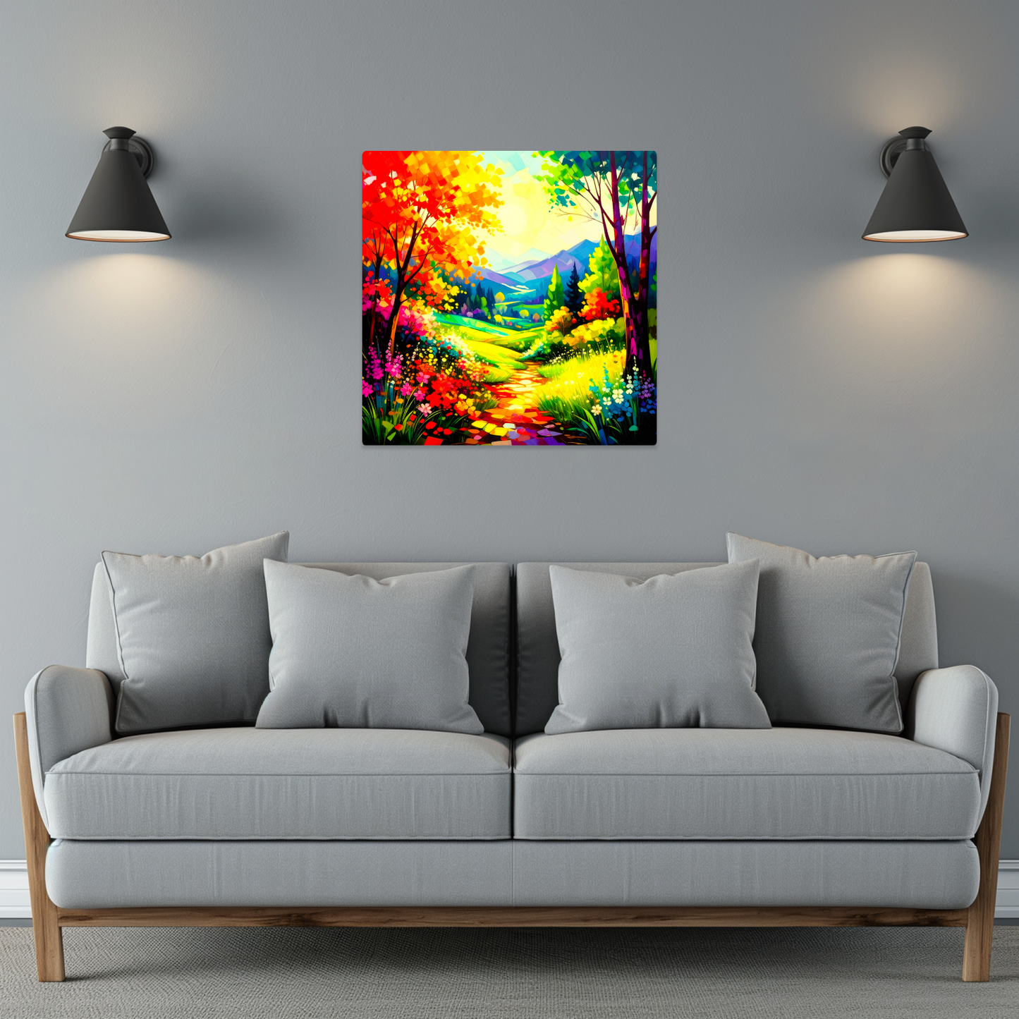 Landscape LS4, Fusion-Art Prints, Printed on Gloss Aluminium To Enhance Colour And Details, A Gift To Last A Lifetime...