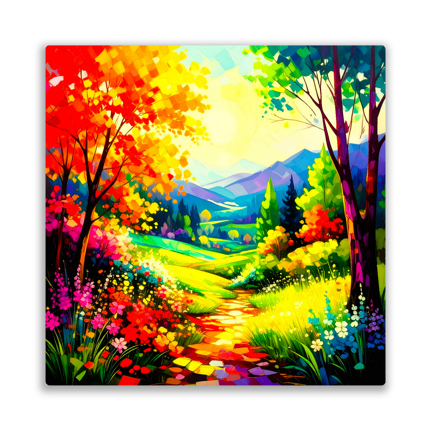 Landscape LS4, Fusion-Art Prints, Printed on Gloss Aluminium To Enhance Colour And Details, A Gift To Last A Lifetime...