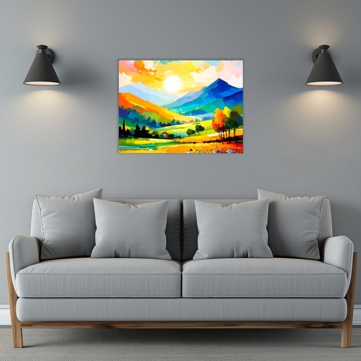 Oriental Watercolour, OW2, Printed on Gloss Aluminium To Enhance Colour And Details, Unique Images, A Gift To Last A Lifetime...