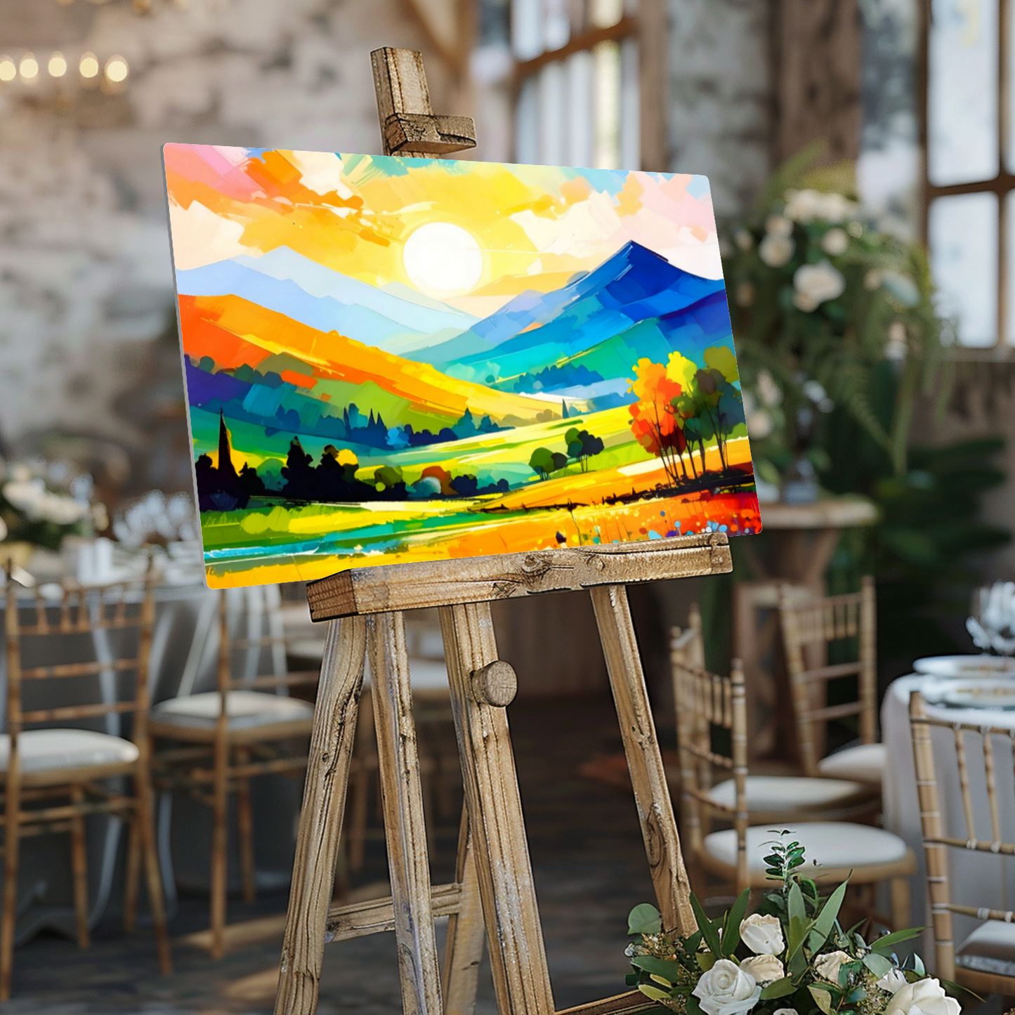 Oriental Watercolour, OW2, Printed on Gloss Aluminium To Enhance Colour And Details, Unique Images, A Gift To Last A Lifetime...