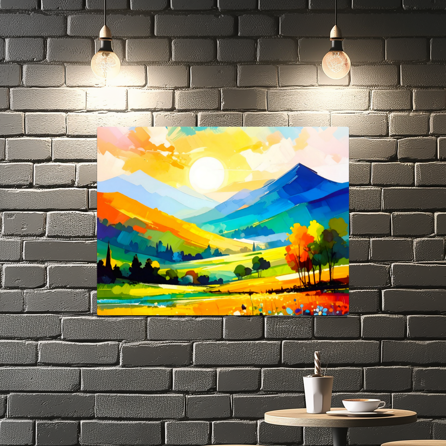 Oriental Watercolour, OW2, Printed on Gloss Aluminium To Enhance Colour And Details, Unique Images, A Gift To Last A Lifetime...