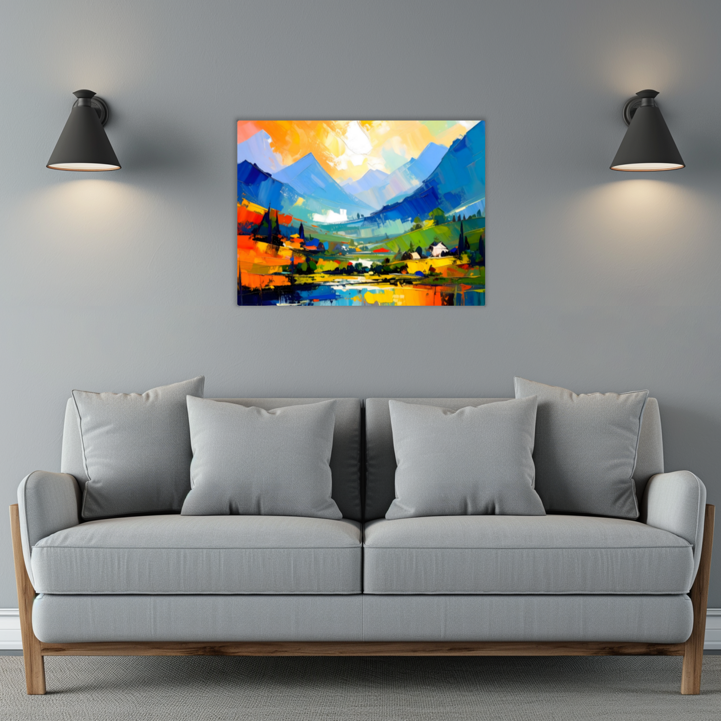 Oriental Watercolour, OW3, Printed on Gloss Aluminium To Enhance Colour And Details, Unique Images, A Gift To Last A Lifetime...