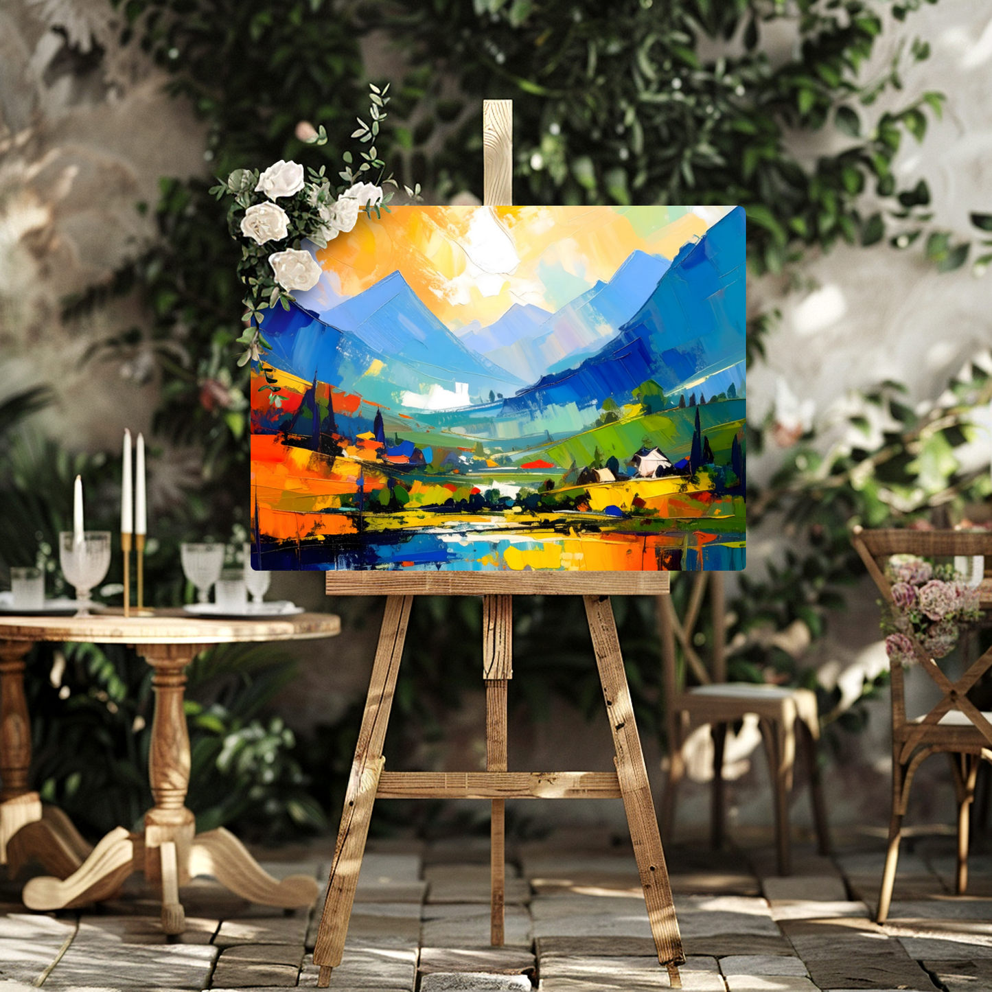 Oriental Watercolour, OW3, Printed on Gloss Aluminium To Enhance Colour And Details, Unique Images, A Gift To Last A Lifetime...