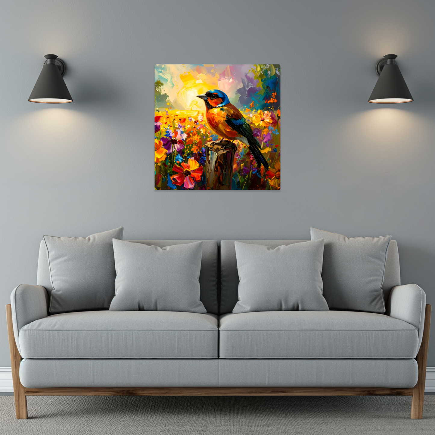 Chaffinch, Fusion-Art Print, Printed on Gloss Aluminium To Enhance Colour And Details, Unique Images, A Gift To Last A Lifetime...