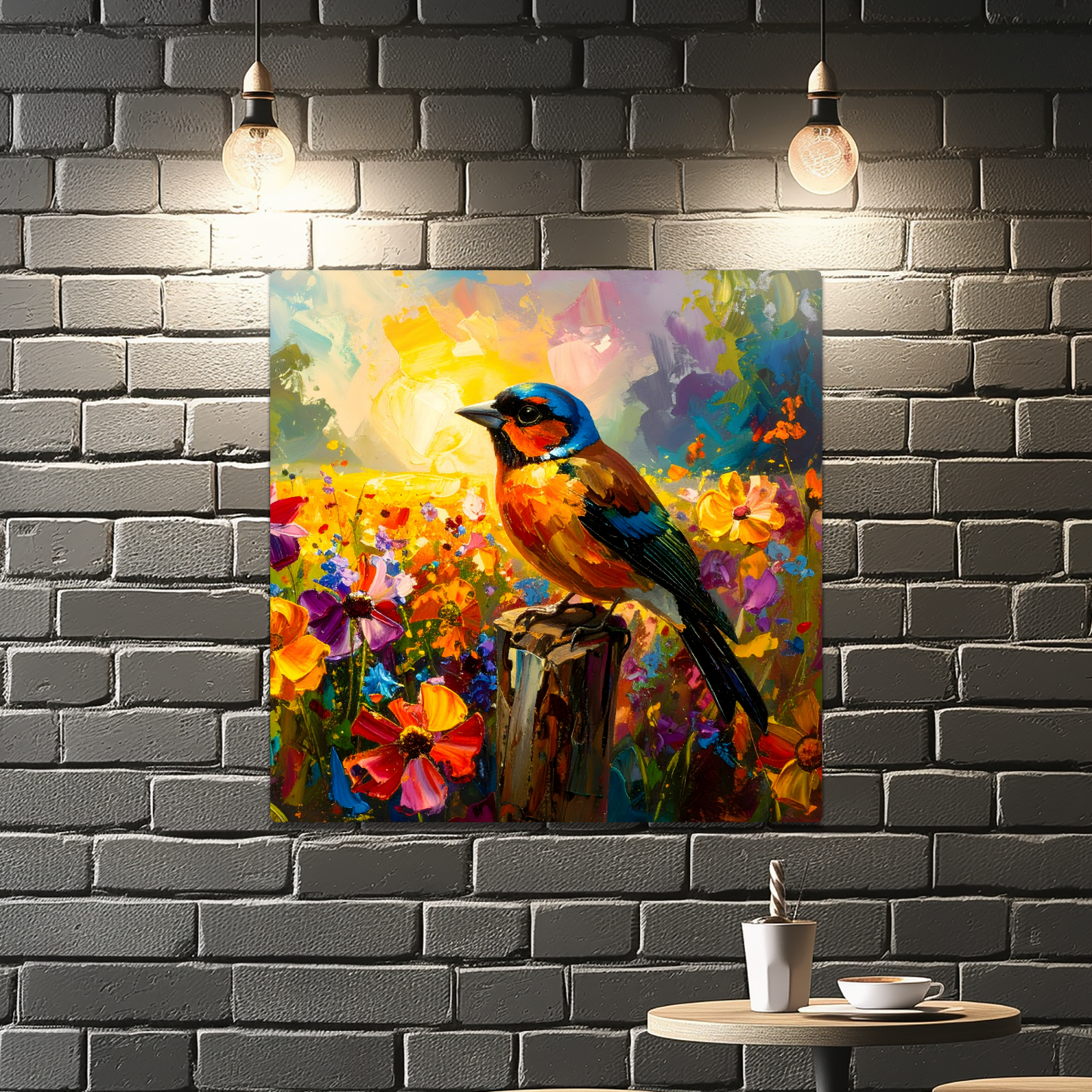 Chaffinch, Fusion-Art Print, Printed on Gloss Aluminium To Enhance Colour And Details, Unique Images, A Gift To Last A Lifetime...