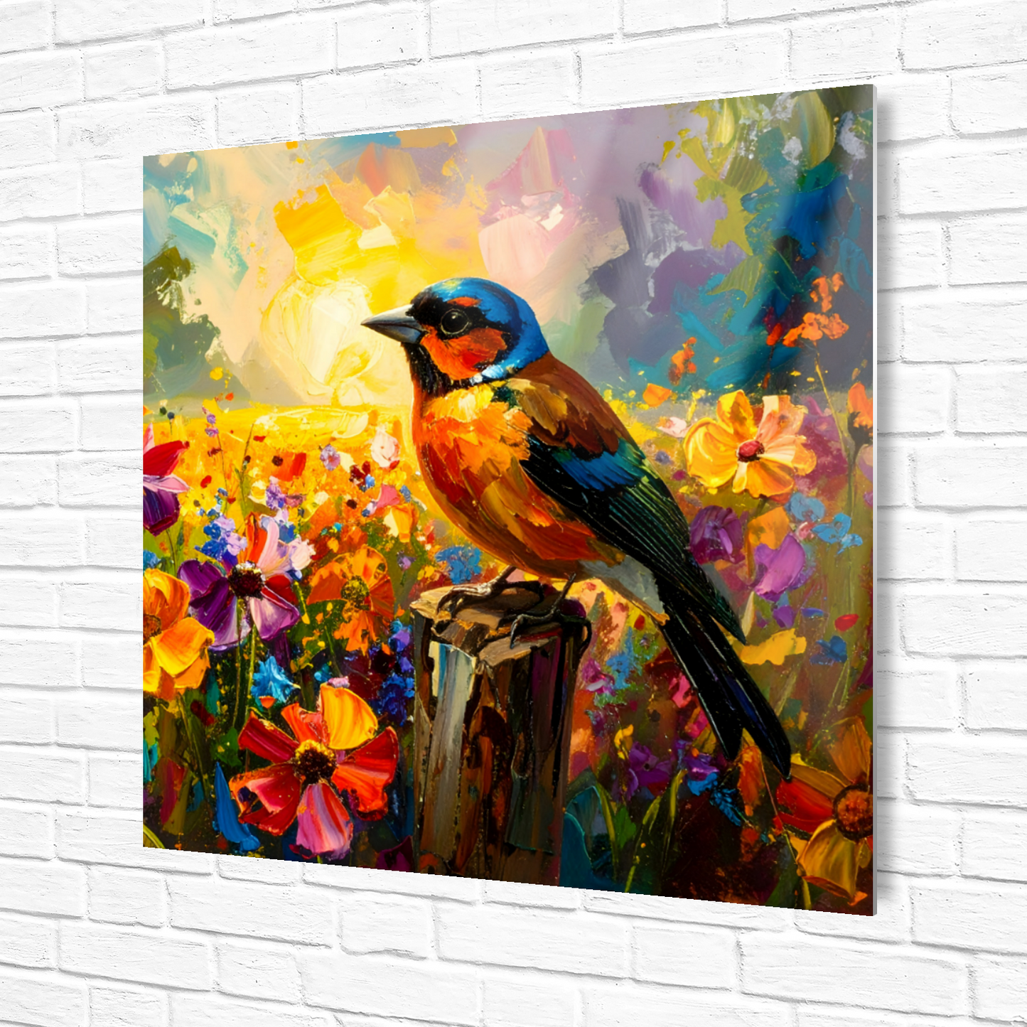 Chaffinch, Fusion-Art Print, Printed on Gloss Aluminium To Enhance Colour And Details, Unique Images, A Gift To Last A Lifetime...
