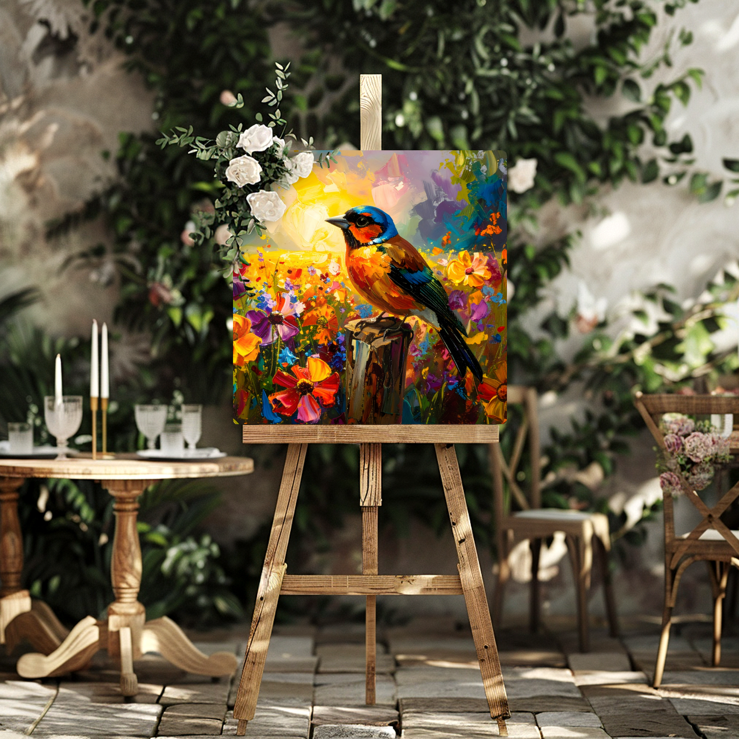 Chaffinch, Fusion-Art Print, Printed on Gloss Aluminium To Enhance Colour And Details, Unique Images, A Gift To Last A Lifetime...
