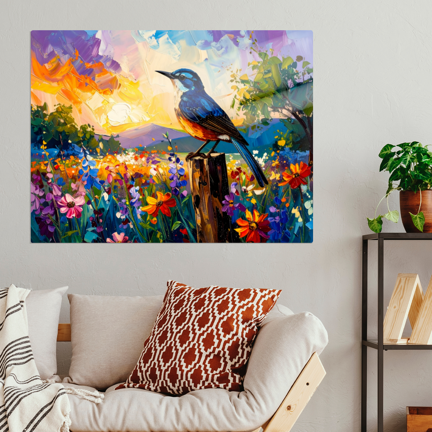 Wren, Fusion-Art Prints, Printed on Gloss Aluminium To Enhance Colour And Details, Great Gift Idea, Unique Image, A Gift To Last A Lifetime...