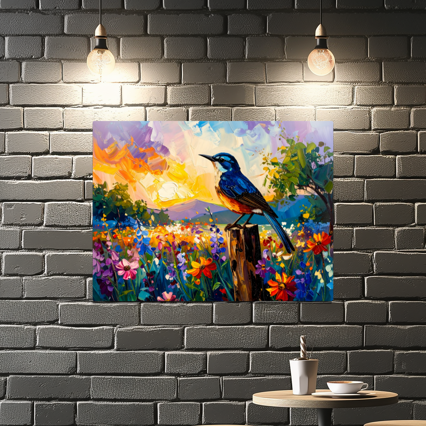 Wren, Fusion-Art Prints, Printed on Gloss Aluminium To Enhance Colour And Details, Great Gift Idea, Unique Image, A Gift To Last A Lifetime...