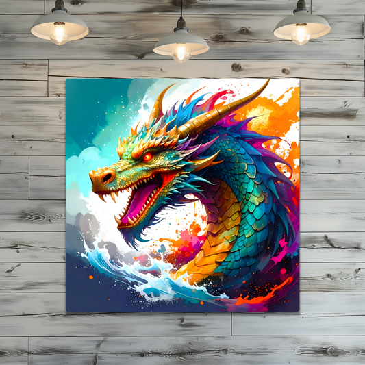 Dragon D6, Fusion-Art Prints, Printed on Gloss Aluminium To Enhance Colour And Details, Unique Images, A Gift To Last A Lifetime...