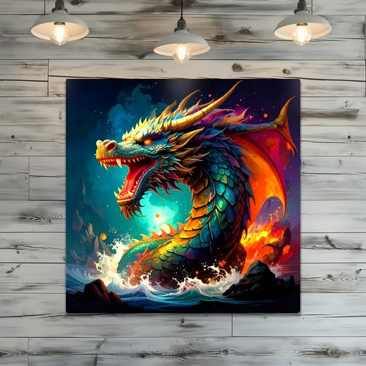 Dragon D7, Fusion-Art Prints, Printed on Gloss Aluminium To Enhance Colour And Details, Unique Images, A Gift To Last A Lifetime...