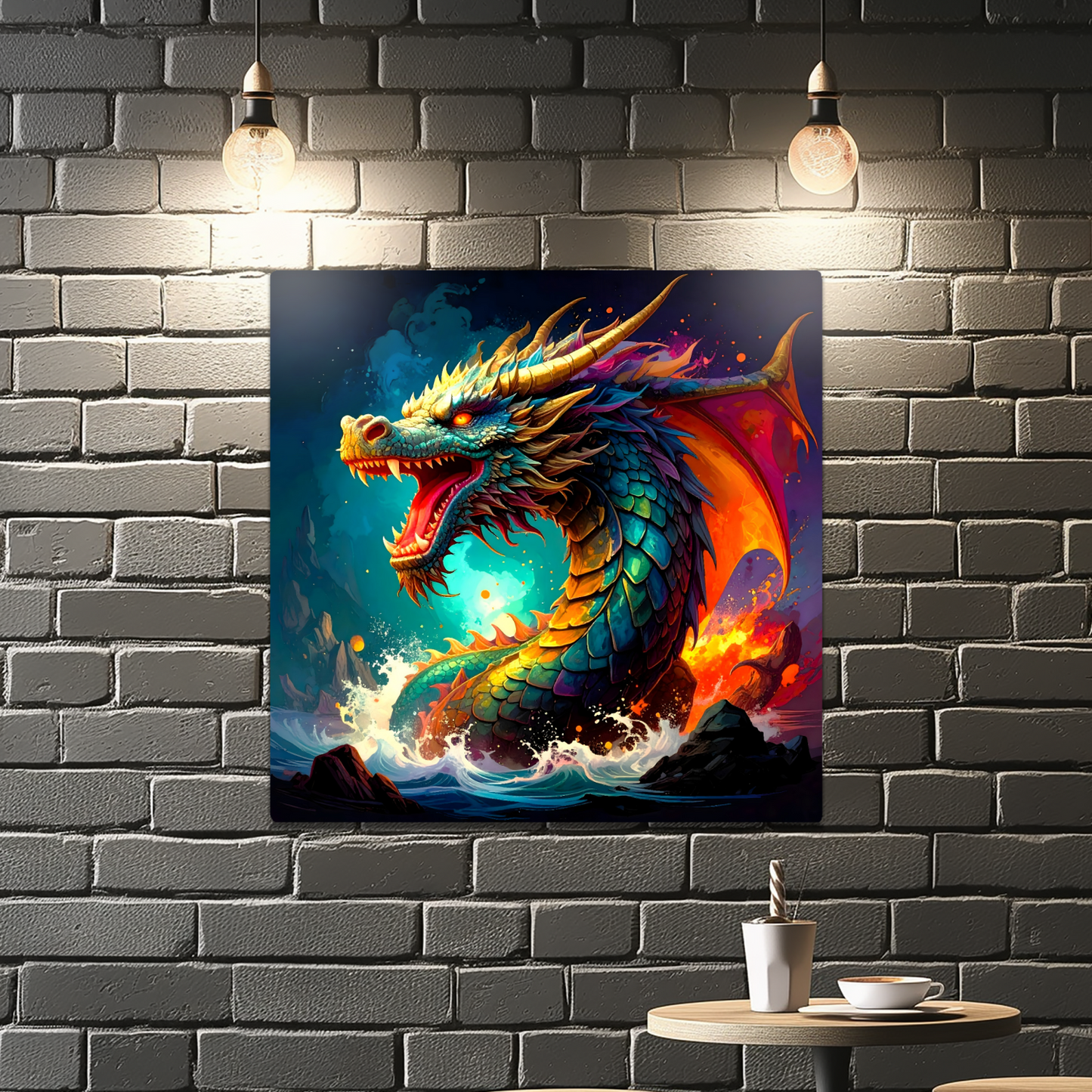 Dragon D7, Fusion-Art Prints, Printed on Gloss Aluminium To Enhance Colour And Details, Unique Images, A Gift To Last A Lifetime...