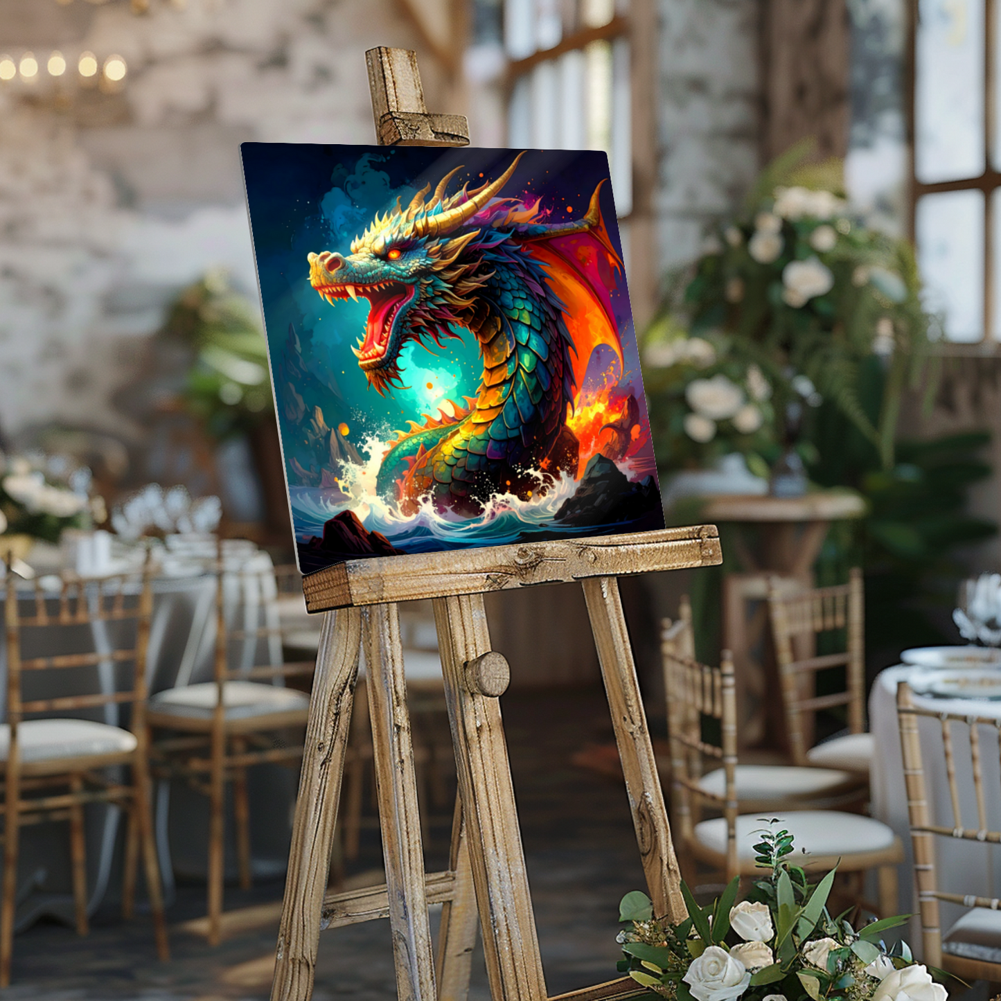 Dragon D7, Fusion-Art Prints, Printed on Gloss Aluminium To Enhance Colour And Details, Unique Images, A Gift To Last A Lifetime...